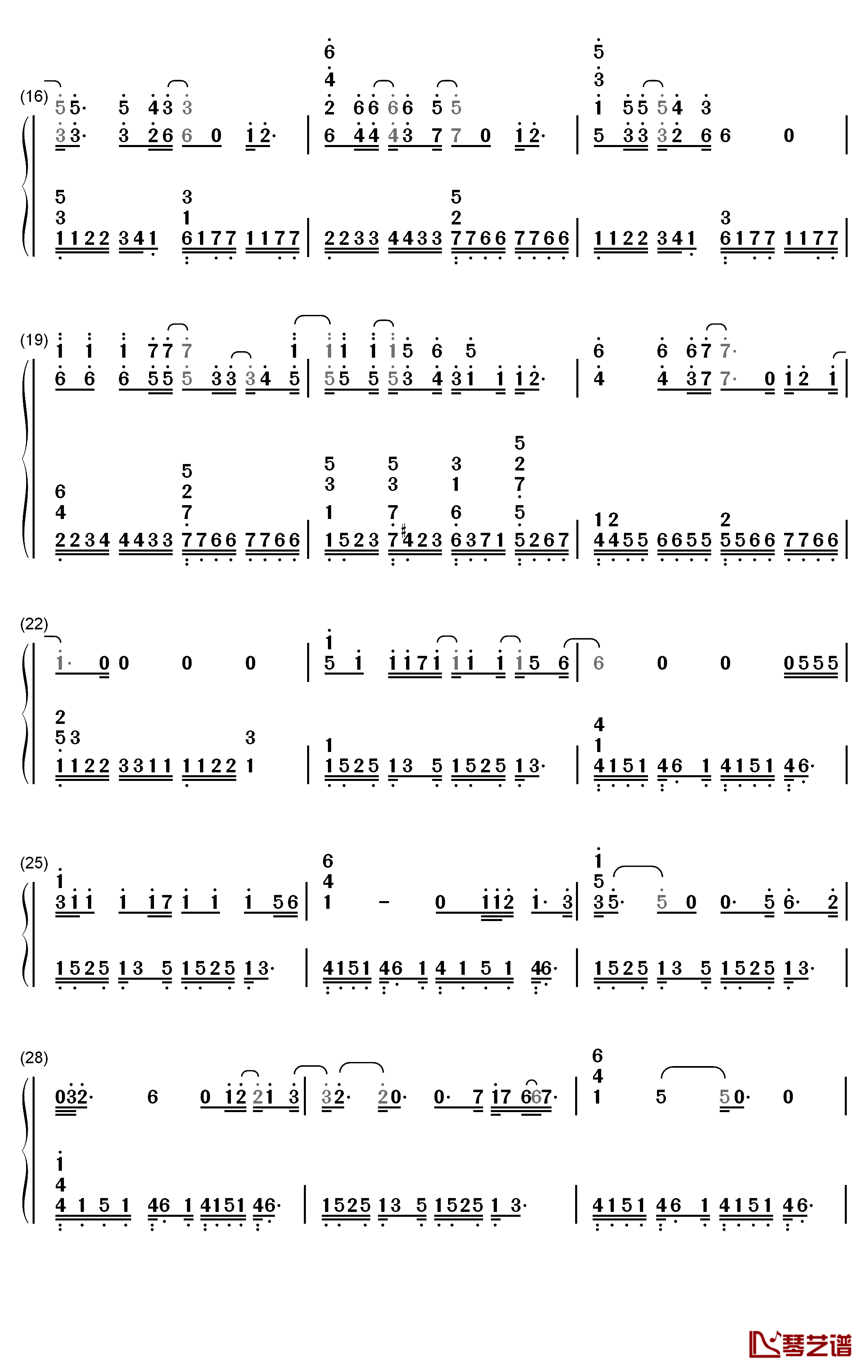 Lie to Me钢琴简谱-数字双手-5 Seconds of Summer2