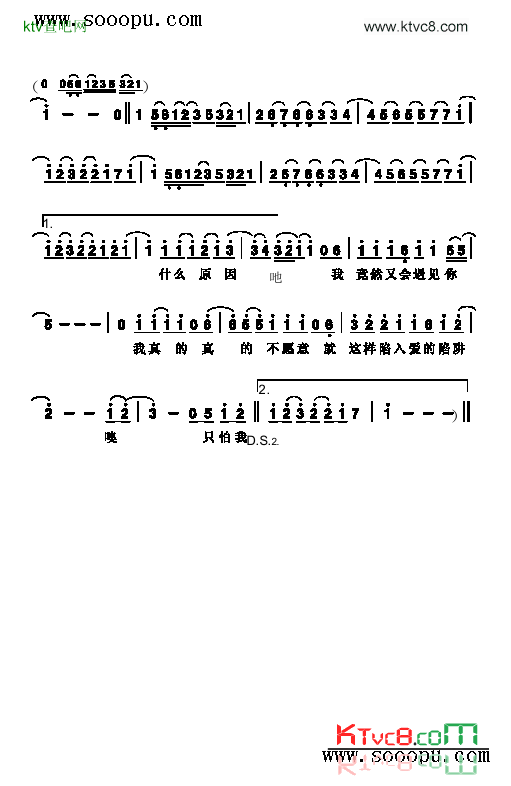 情非得已歌曲类简谱简谱-庾澄庆演唱1