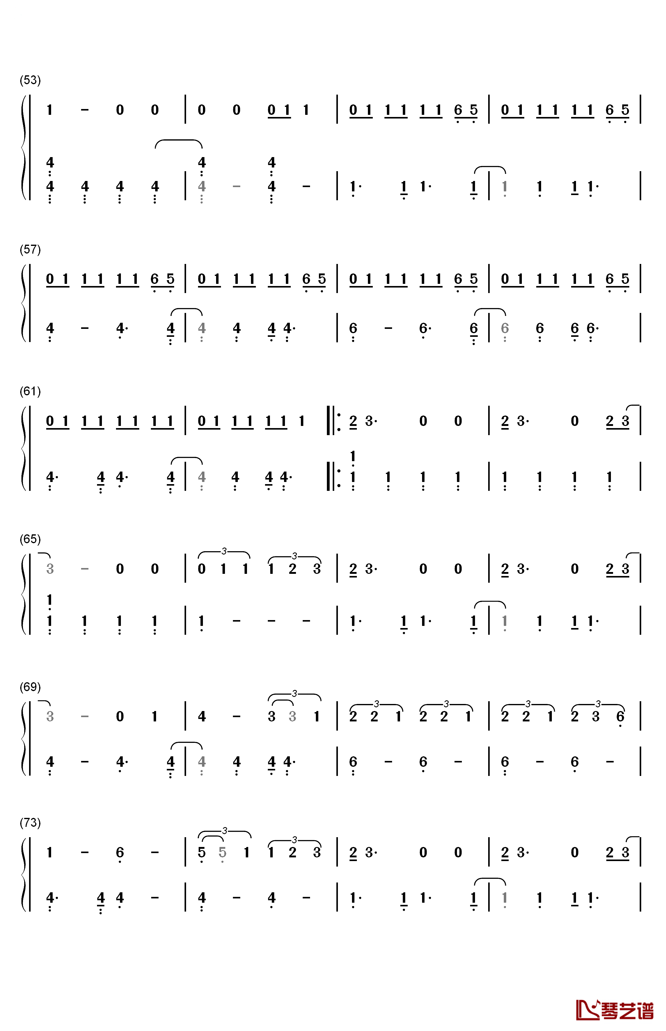 Hard Feelings Loveless钢琴简谱-数字双手-Lorde3