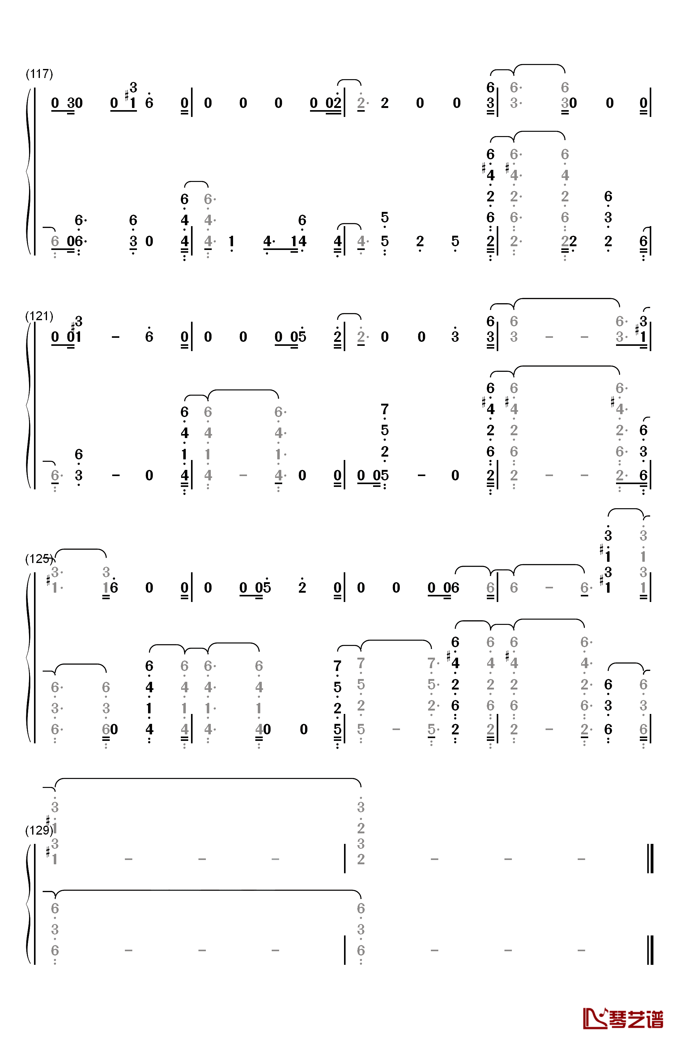 Bitches钢琴简谱-数字双手-Tove Lo8