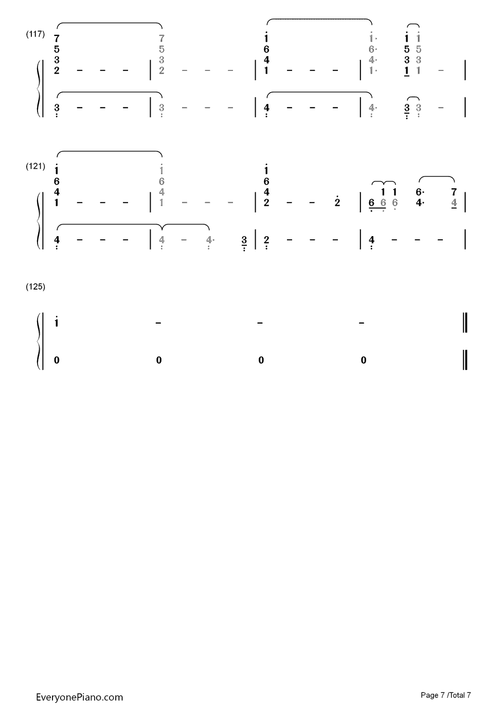 Don't Let It Break Your Heart钢琴简谱-数字双手-Coldplay7