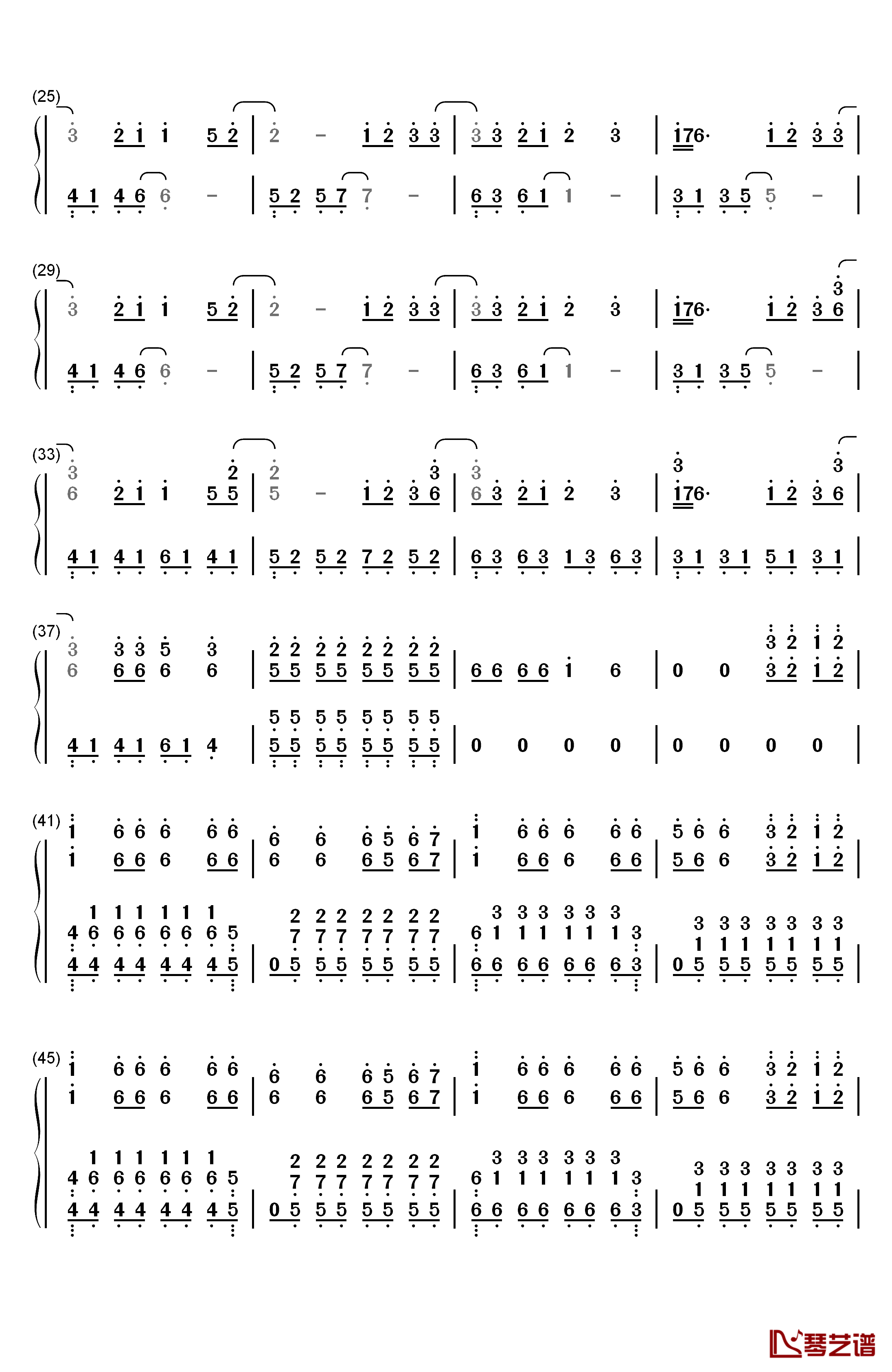 Handclap钢琴简谱-数字双手-Fitz & The Tantrums2