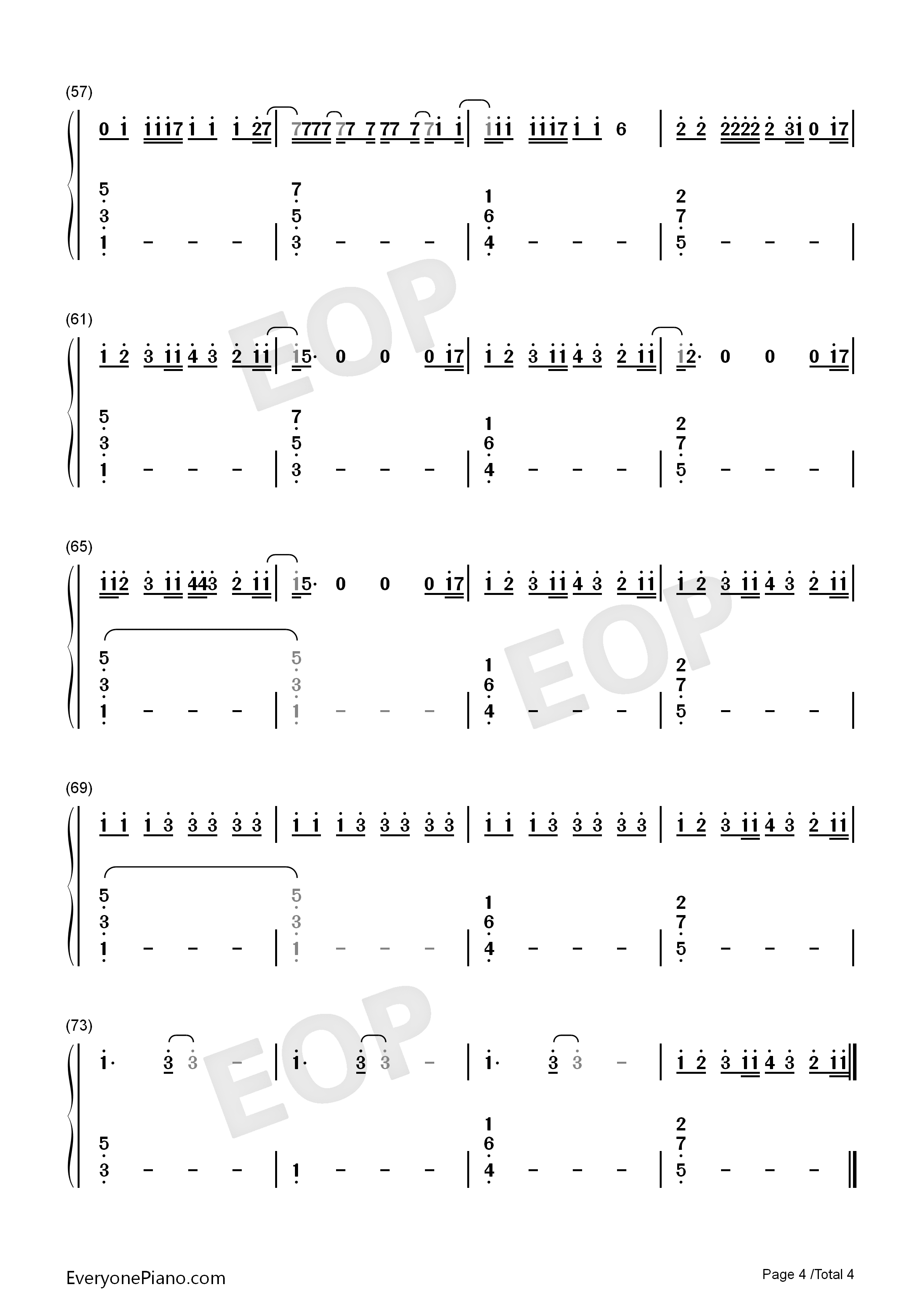 All Loved Up钢琴简谱-Amy Shark演唱4