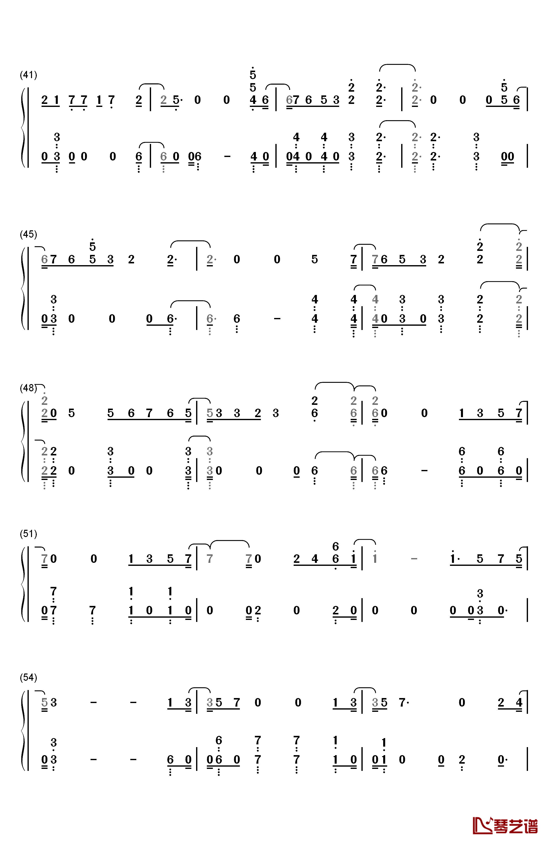 Cash Out钢琴简谱-数字双手-Calvin Harris3