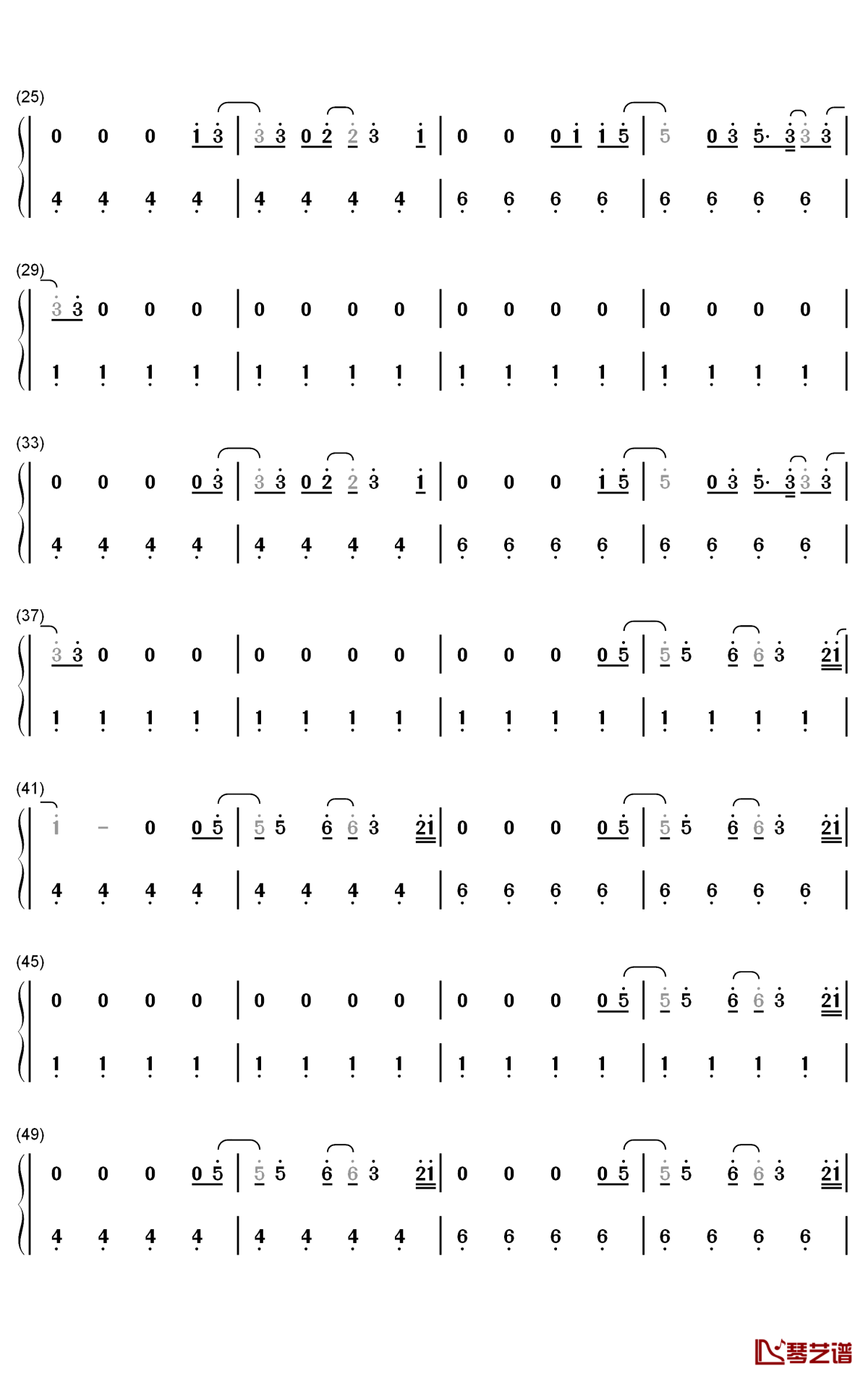 Fine Line钢琴简谱-数字双手-Harry Styles2
