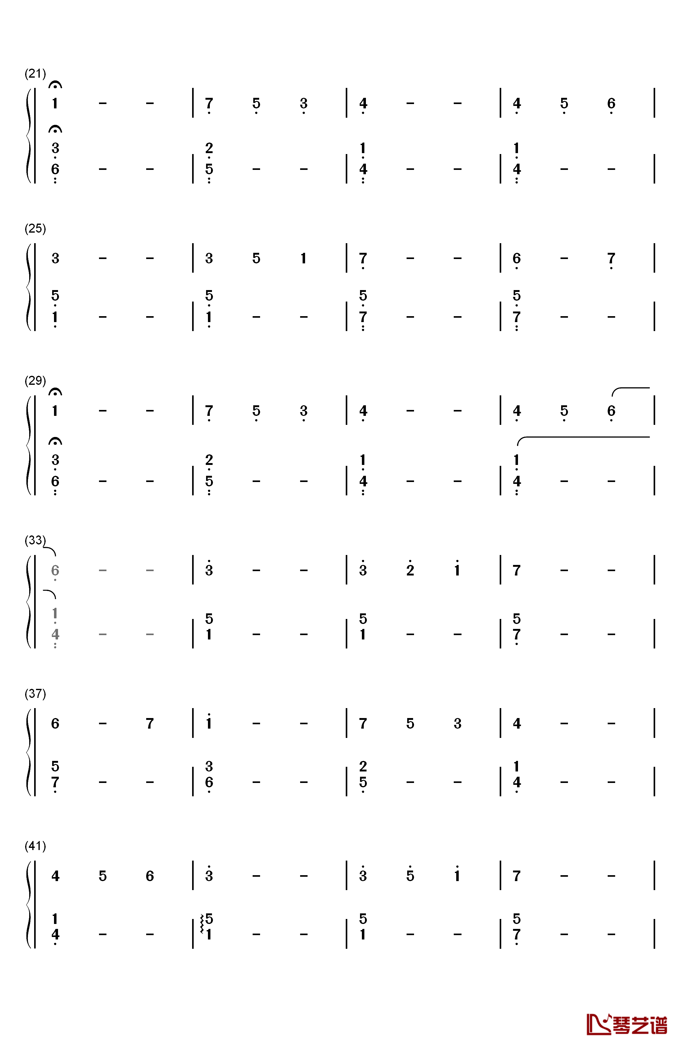 All the People You'll Never Know钢琴简谱-数字双手-Circadian Eyes2