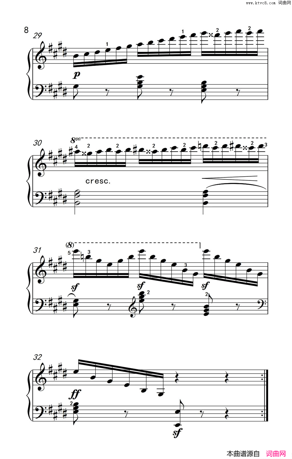 第七级3.练习曲中央音乐学院钢琴业余考级教程7-9级第七级3.练习曲中央音乐学院 钢琴业余考级教程 7-9级简谱1