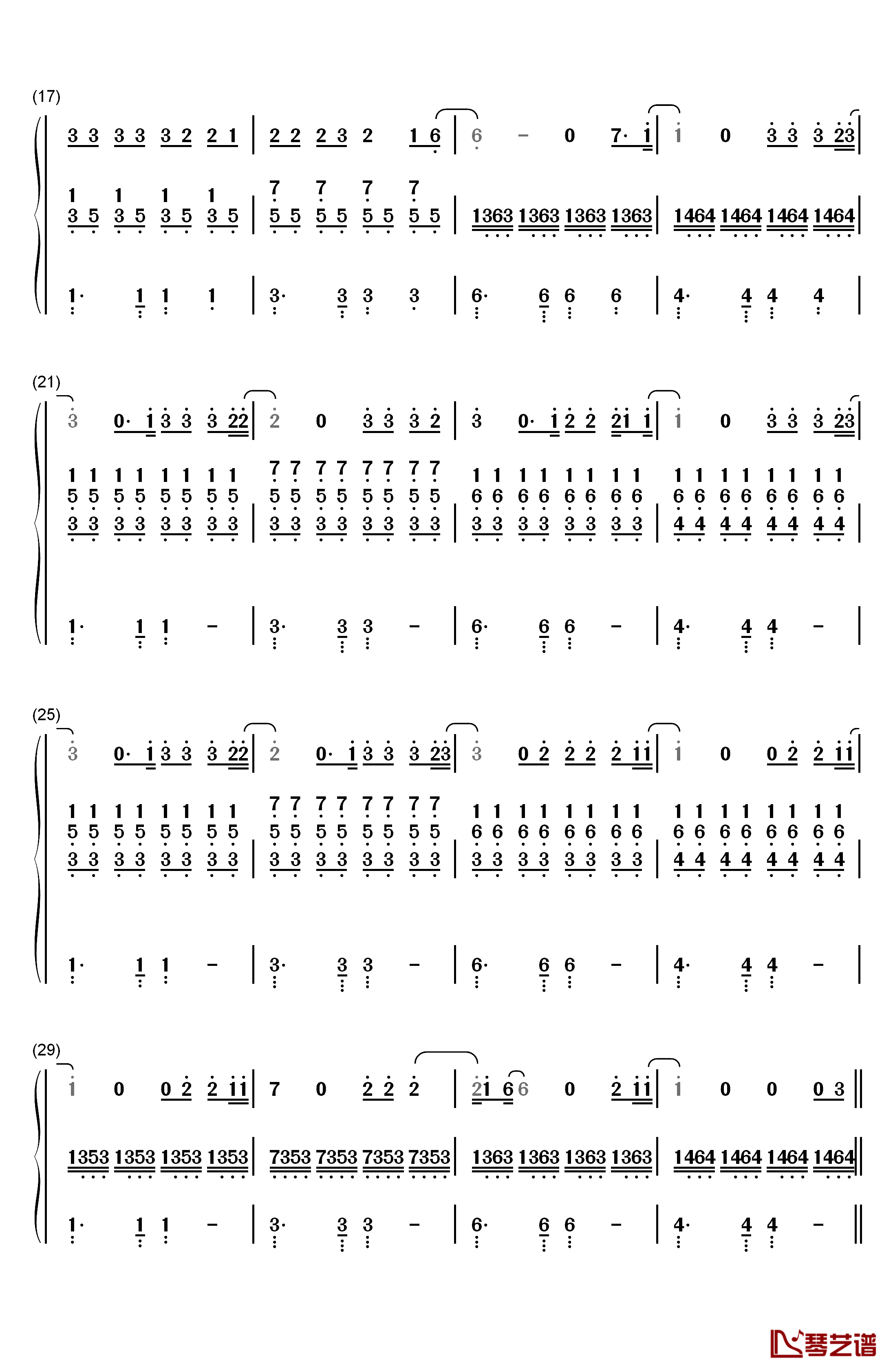 You Say钢琴简谱-数字双手-Lauren Daigle2