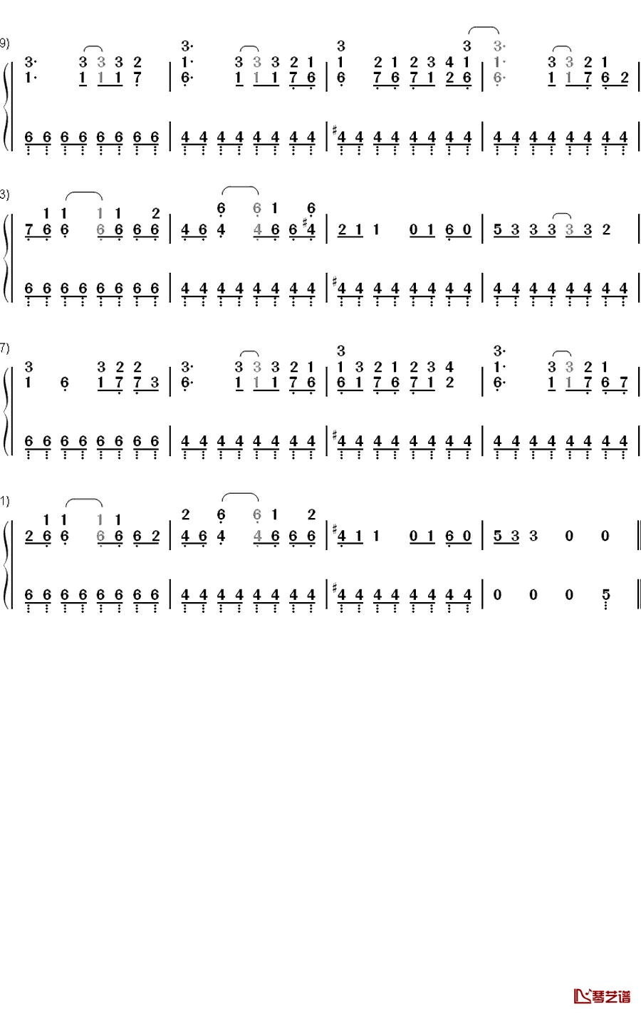 The Phoenix钢琴简谱-数字双手-Fall Out Boy4