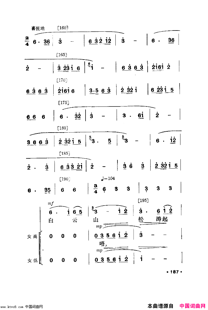侗林飘香舞蹈音乐简谱1