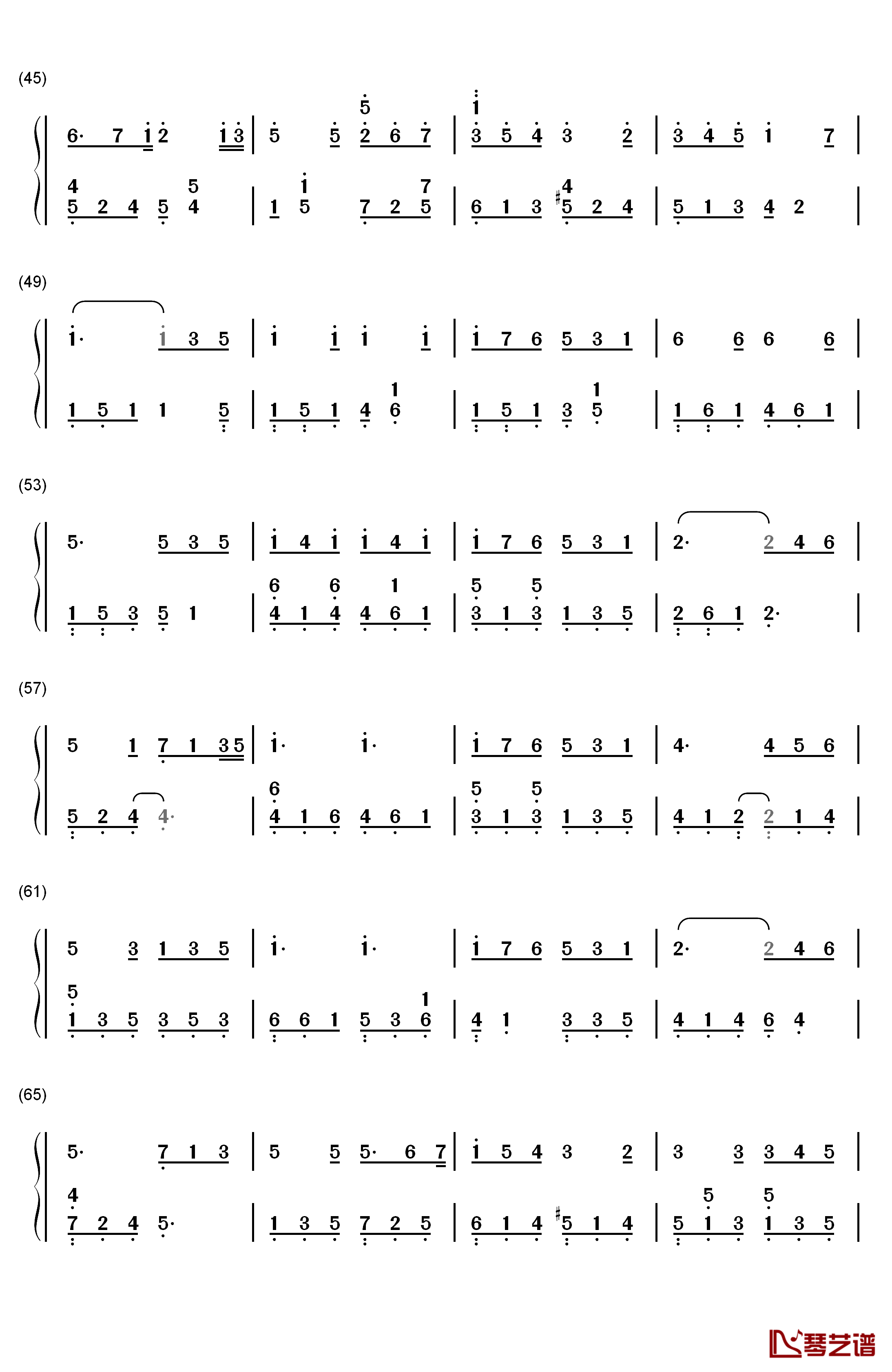 A Distant Shade of Green钢琴简谱-数字双手-Kevin Kern3