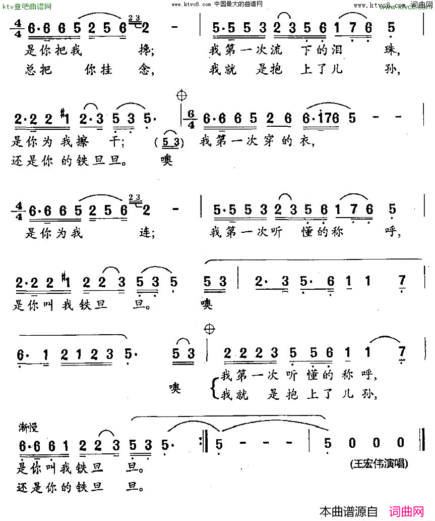 人生第一次中央电视台“情系西部，共享母爱”义演晚会歌曲简谱-刘欢演唱-徐思萱/士心词曲1
