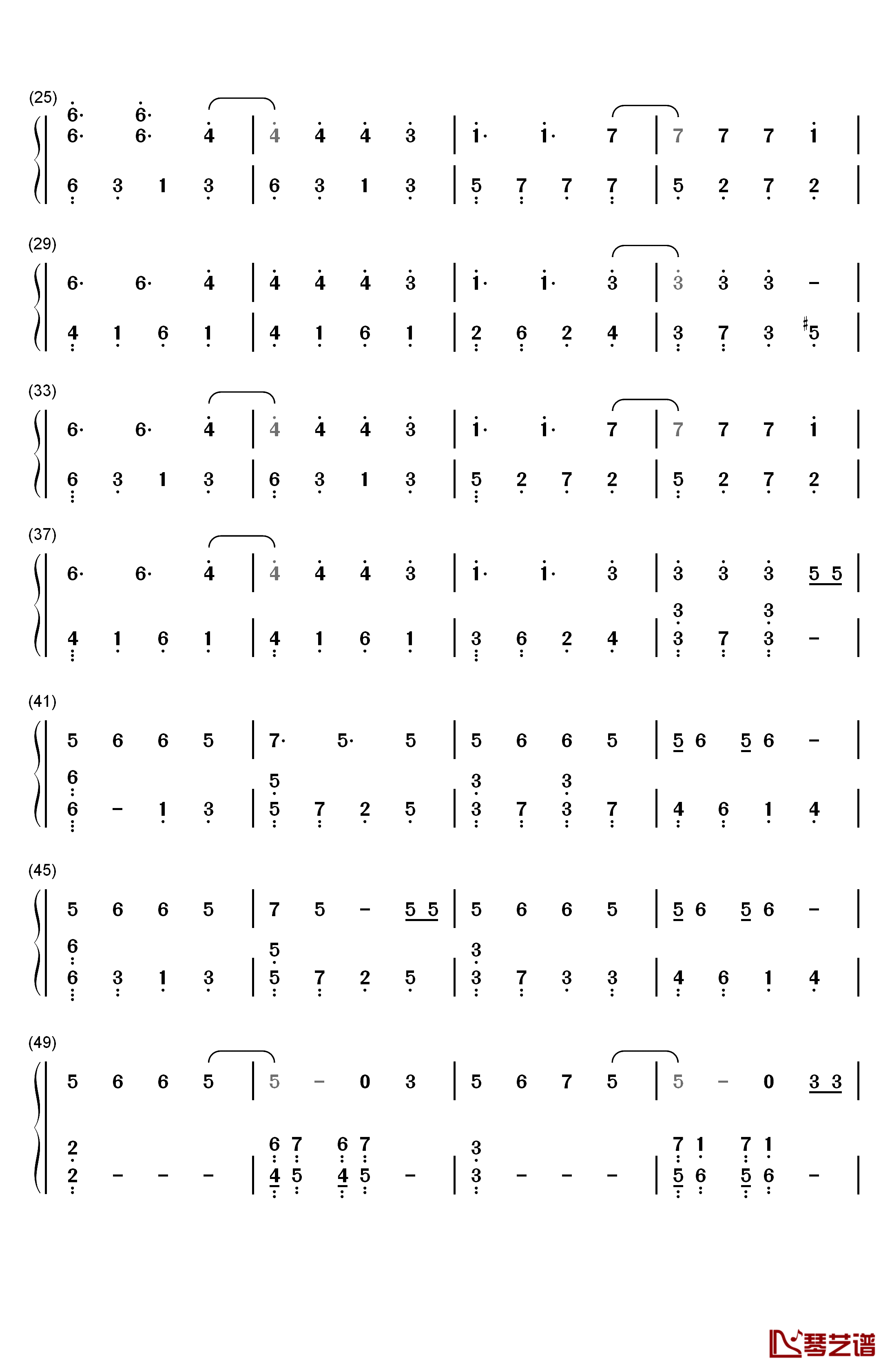 Let Out the Beast钢琴简谱-数字双手-EXO2