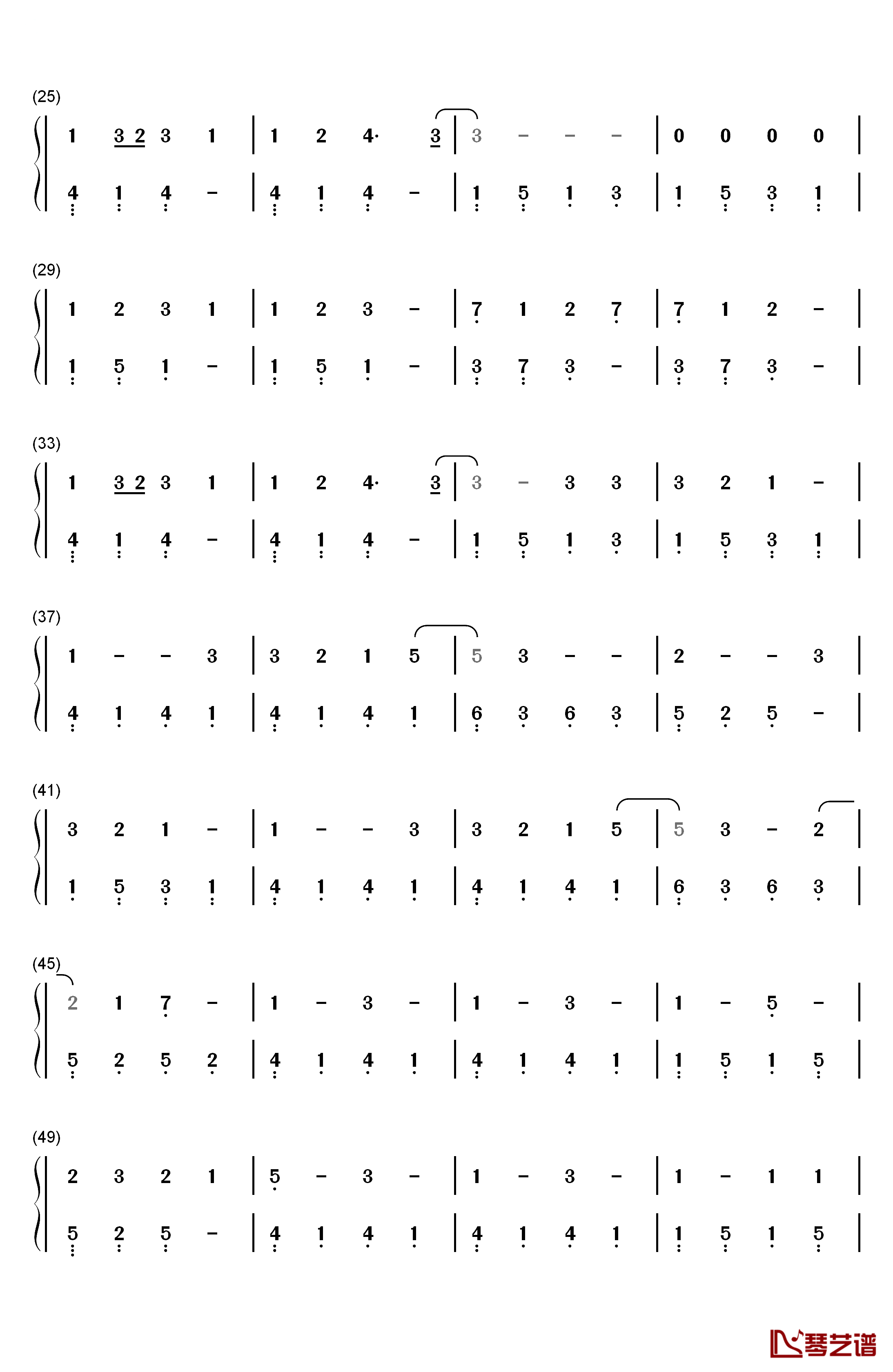 Enchanted钢琴简谱-数字双手-Taylor Swift2