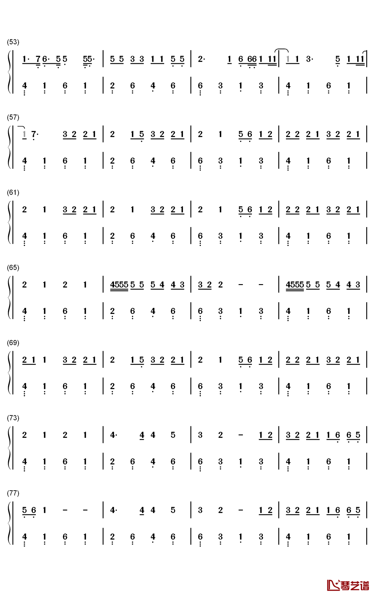 Old Me钢琴简谱-5 Seconds of Summer歌曲-数字双手曲谱3