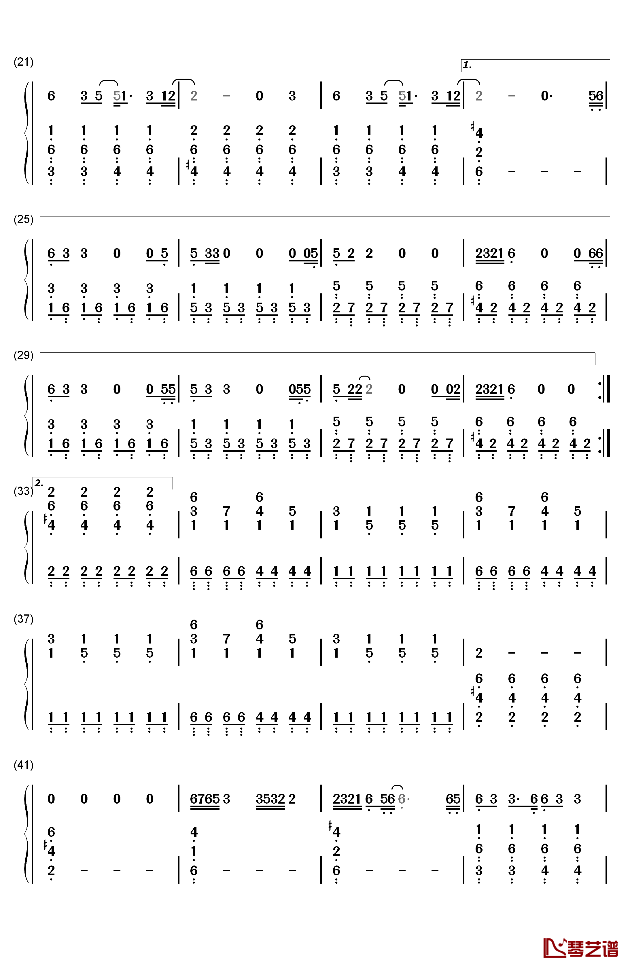 Hands of Love钢琴简谱-数字双手-Miley Cyrus2