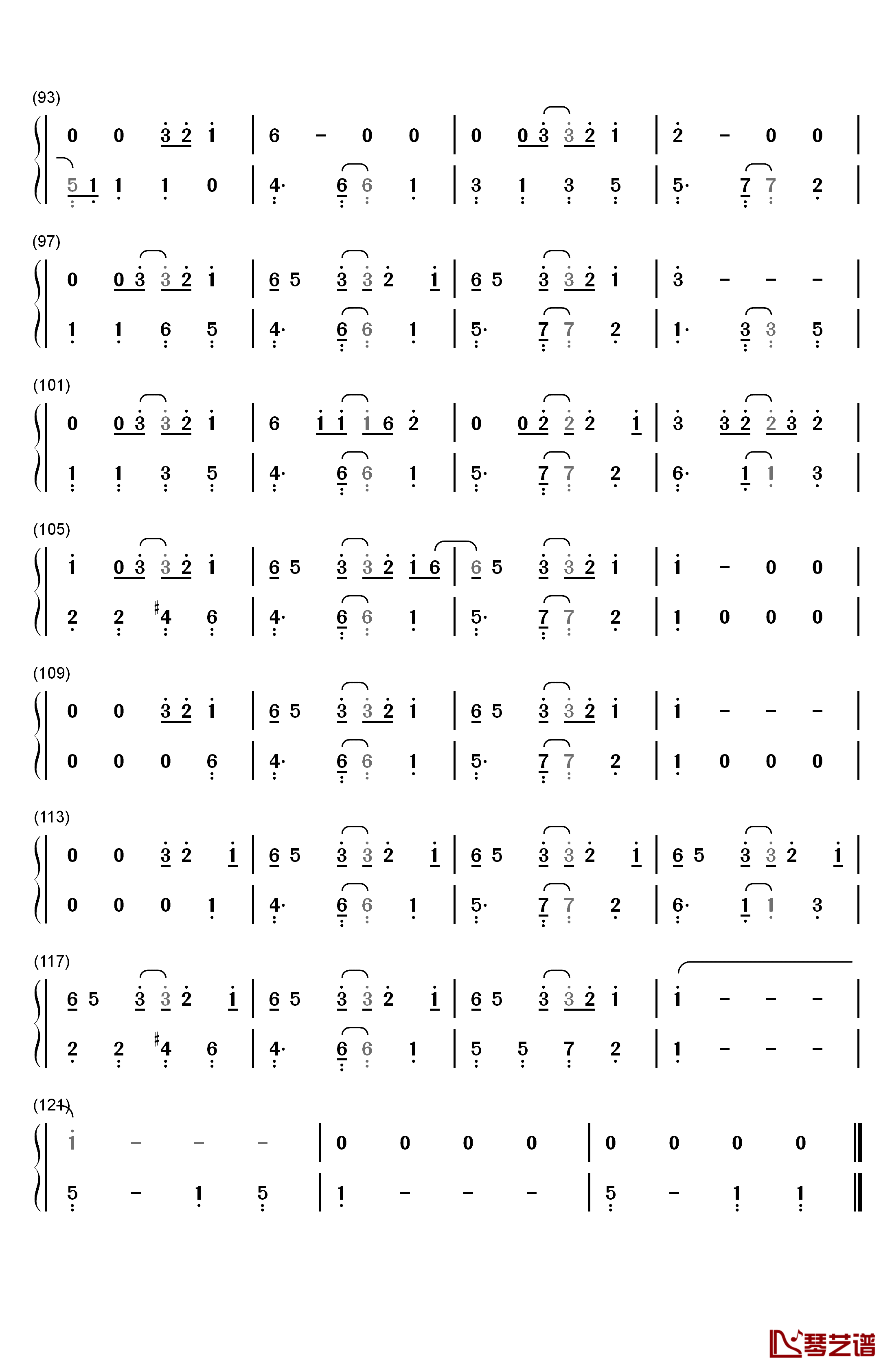 Under the Sea钢琴简谱-数字双手-Alan Menken4