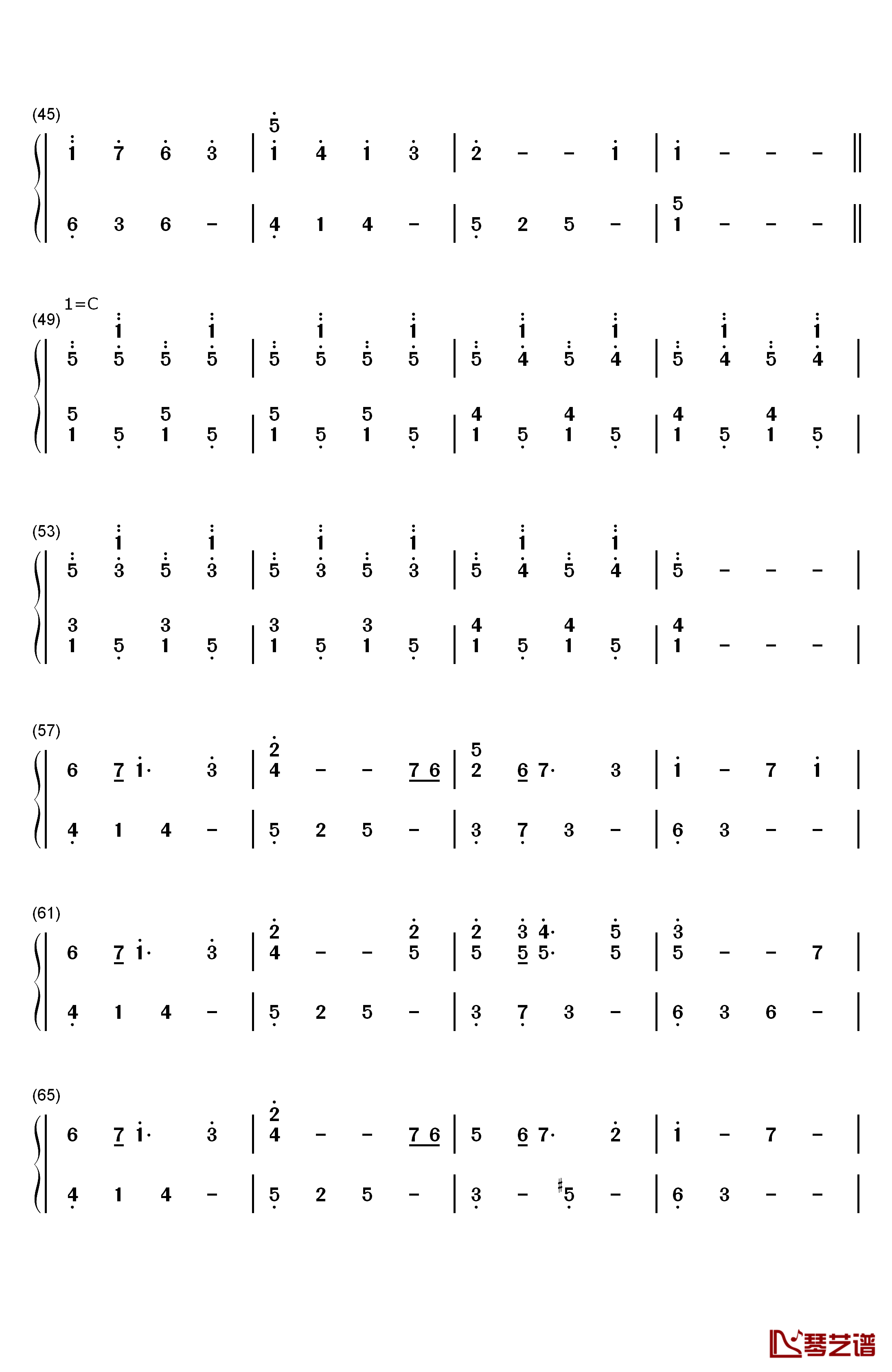 Cry for the Moon钢琴简谱-数字双手-出羽良彰3
