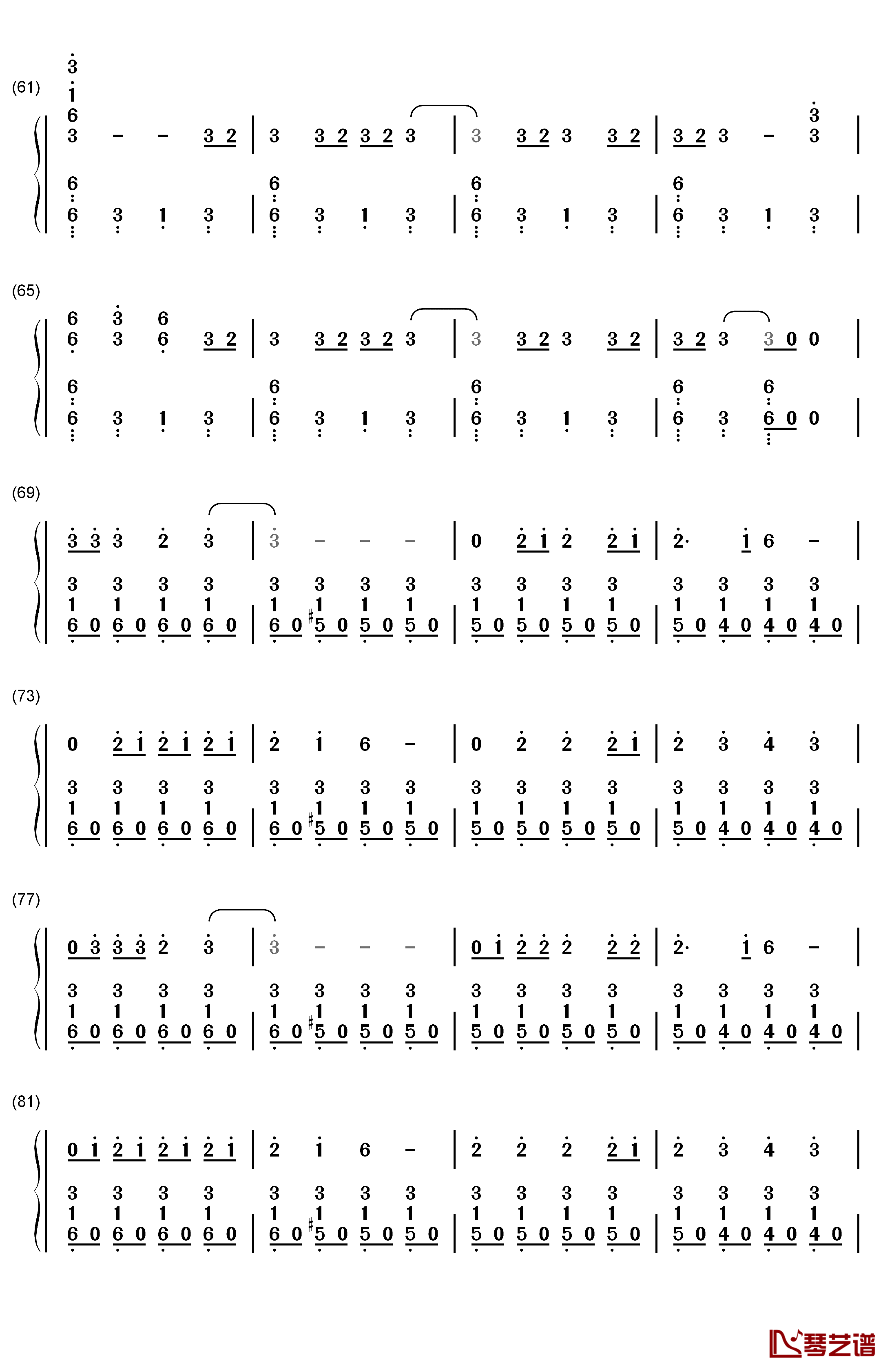 Don't Threaten Me with a Good Time钢琴简谱-数字双手-Panic at the Disco4