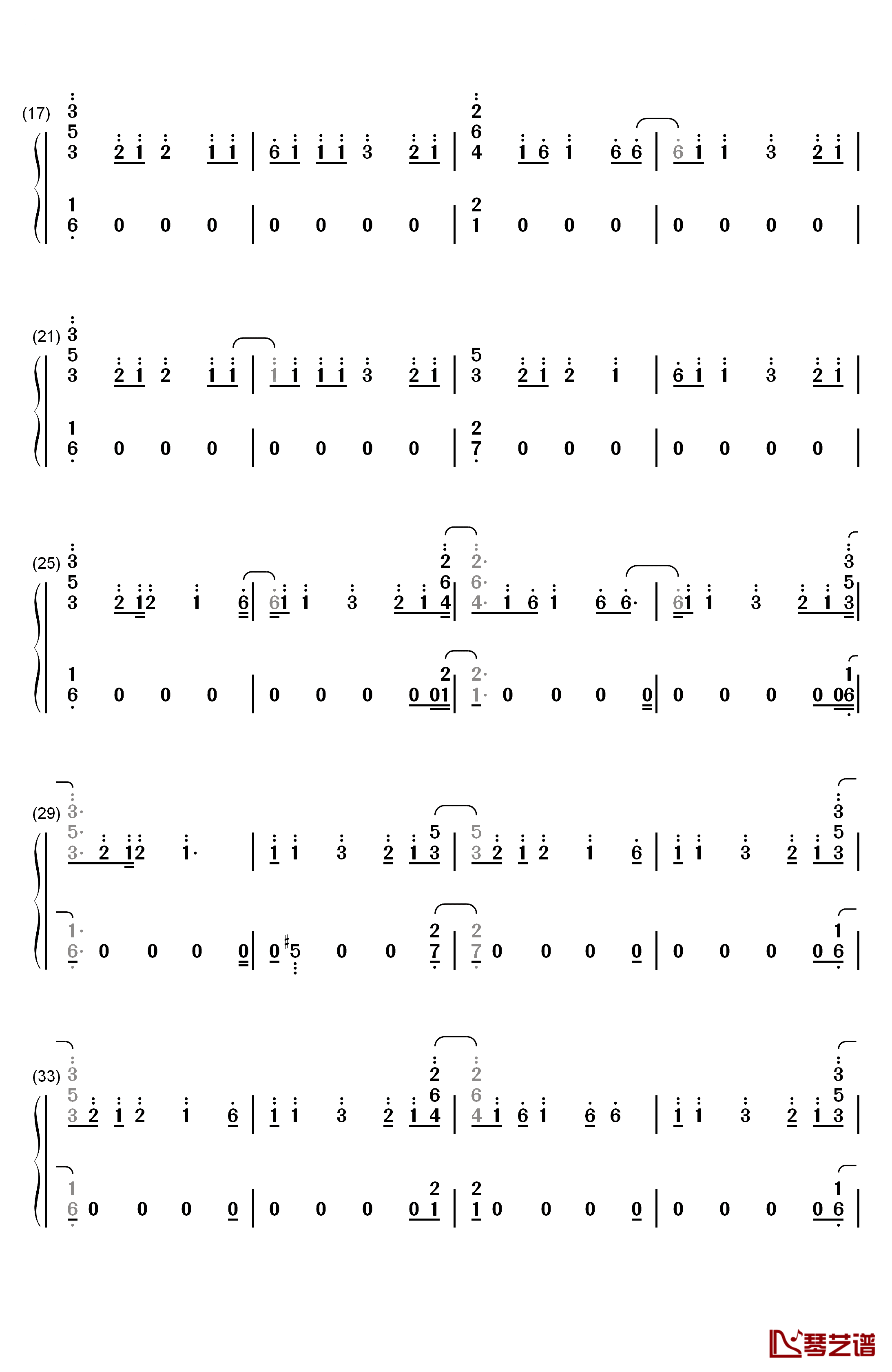 Nice For What钢琴简谱-数字双手-Drake2