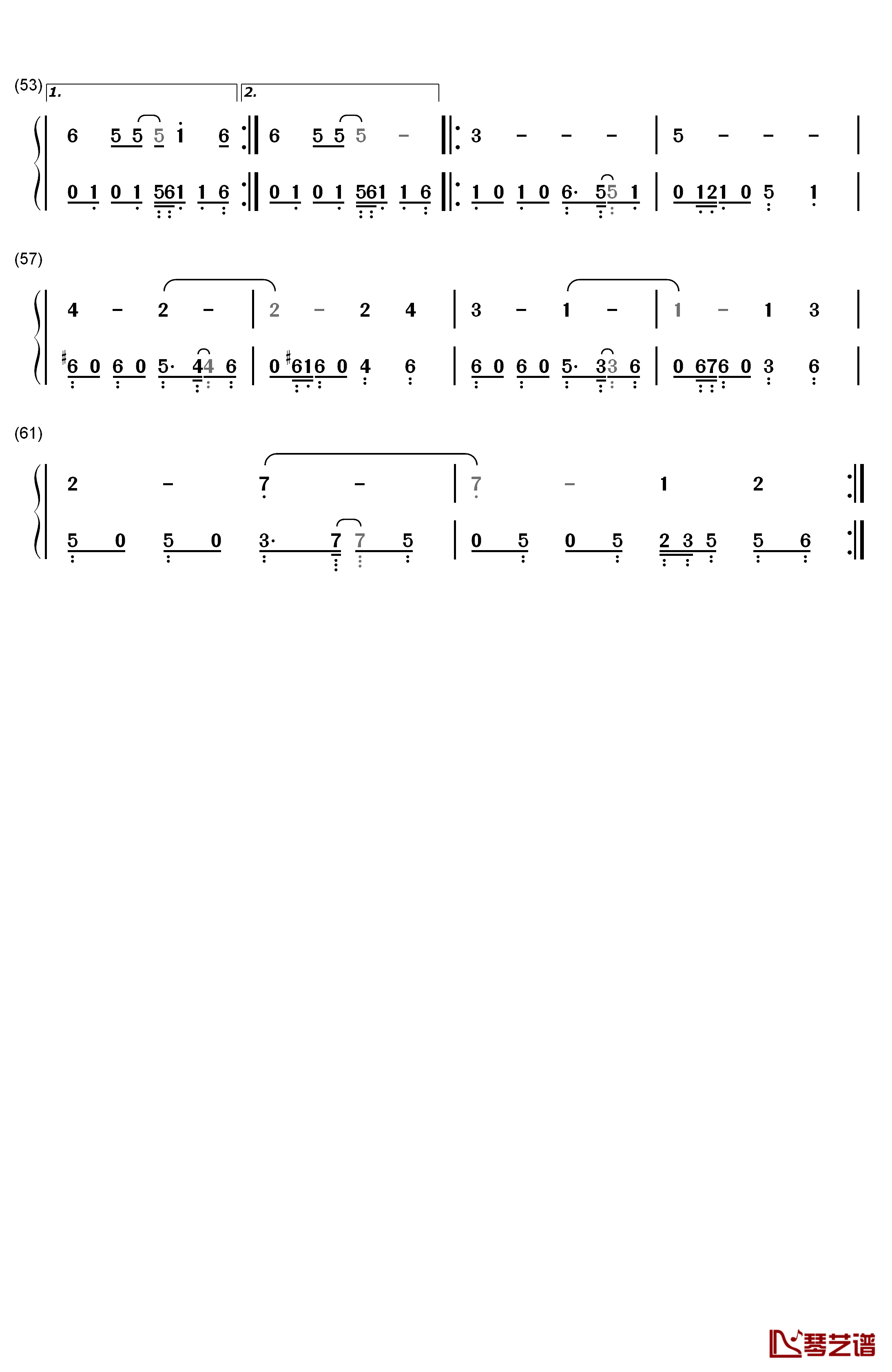 Happy Birthday钢琴简谱-数字双手-Stevie Wonder3