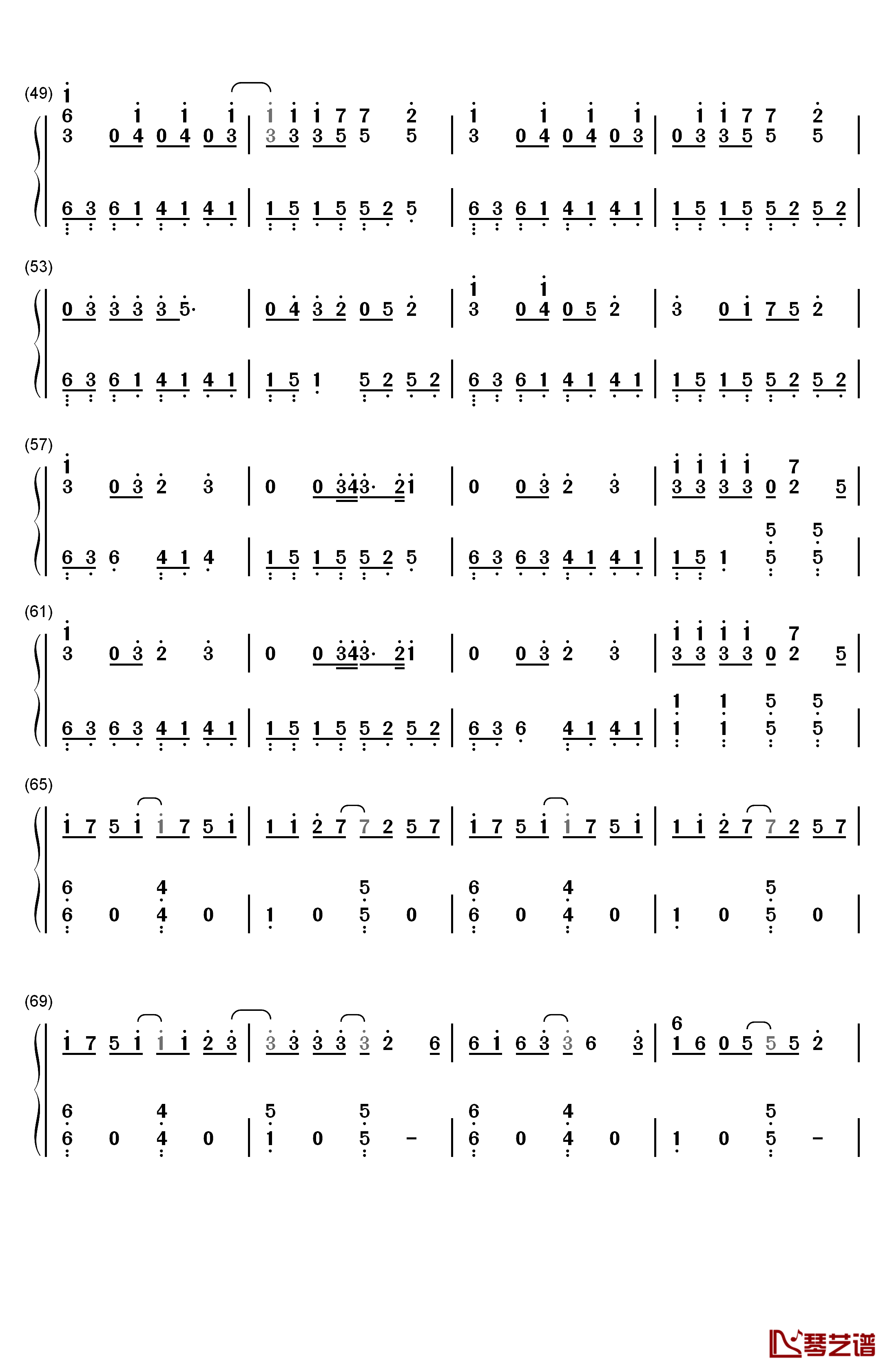 In My Head钢琴简谱-数字双手-Jason Derulo3