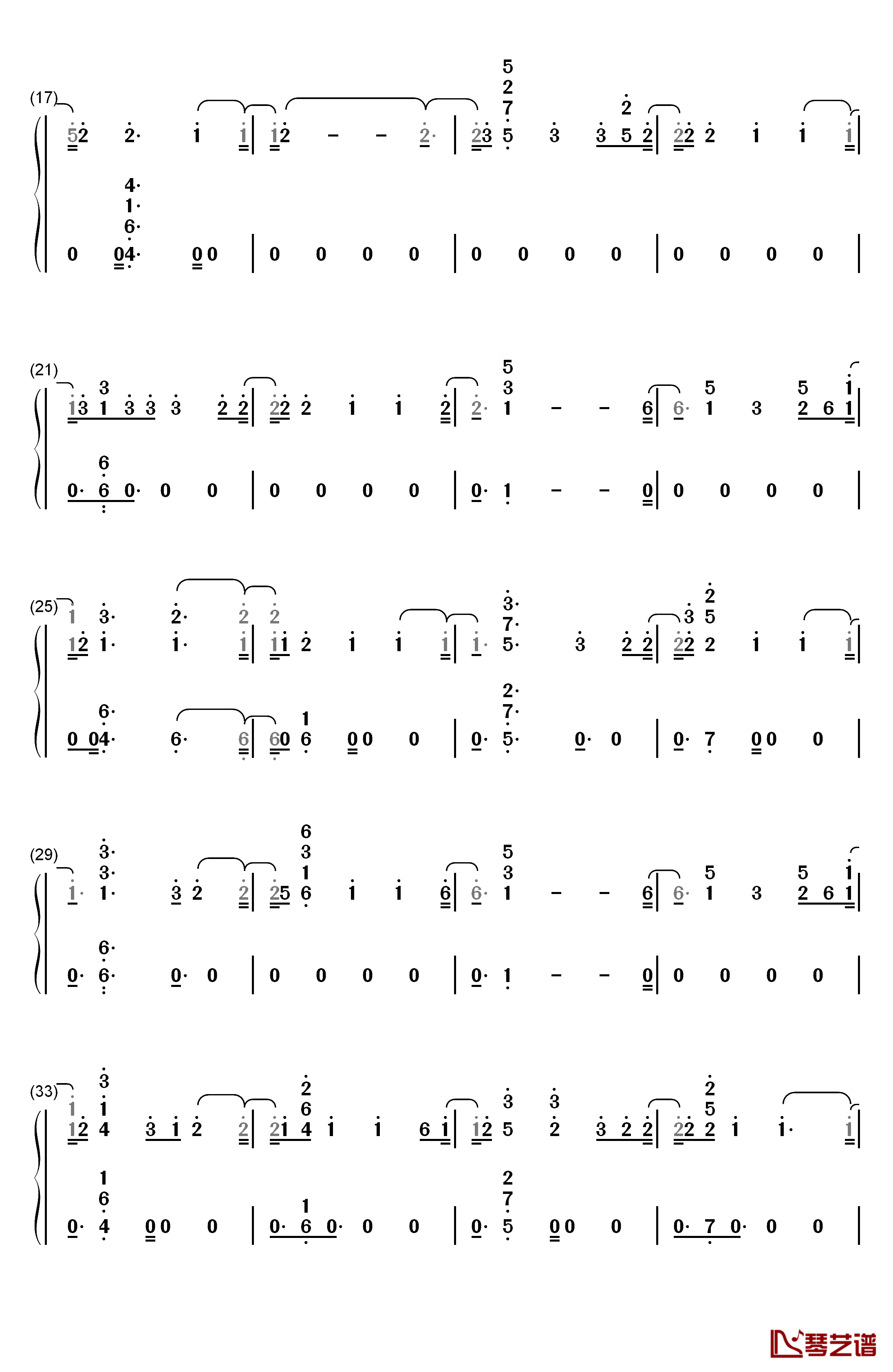 Hopeless钢琴简谱-数字双手-Halsey2