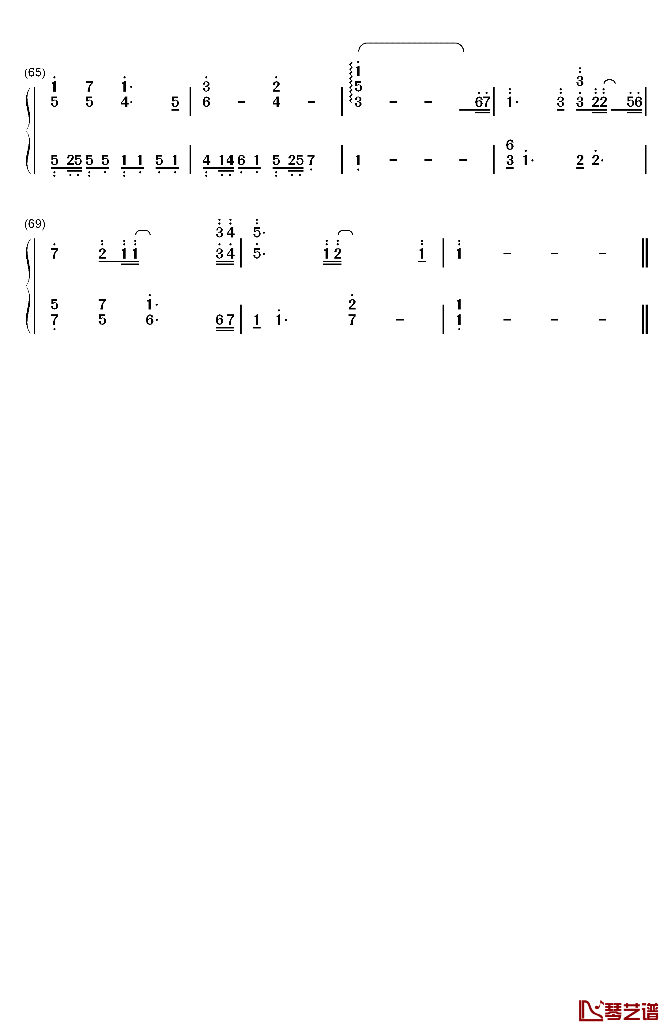 孤单边缘钢琴简谱-数字双手-王大毛4