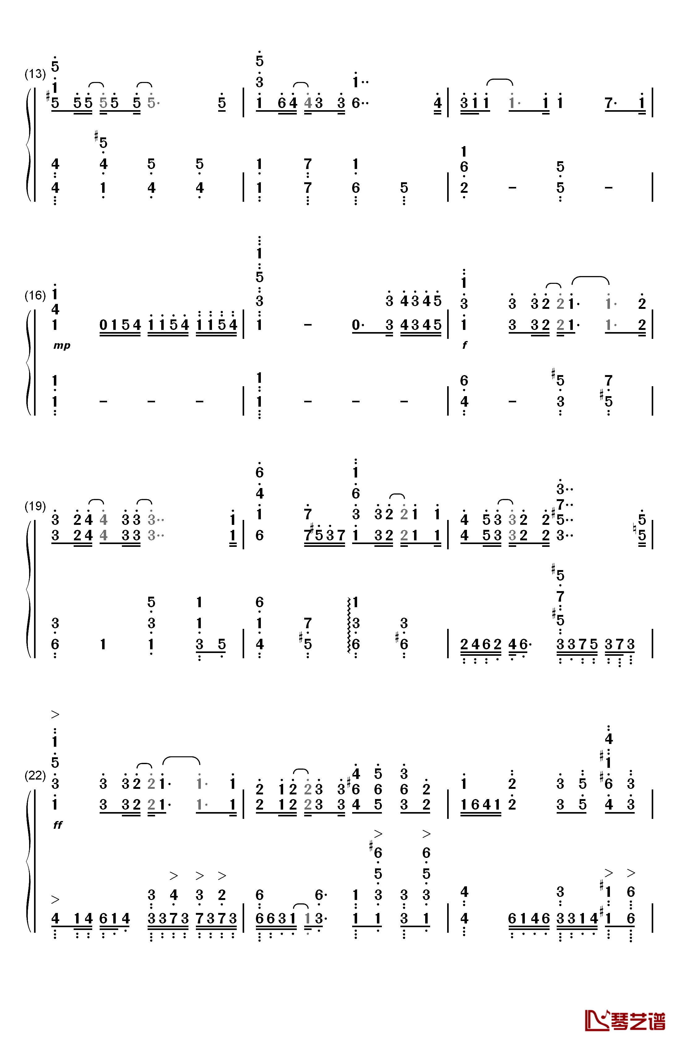 Departures ～あなたにおくるアイの歌～钢琴简谱-数字双手-EGOIST2