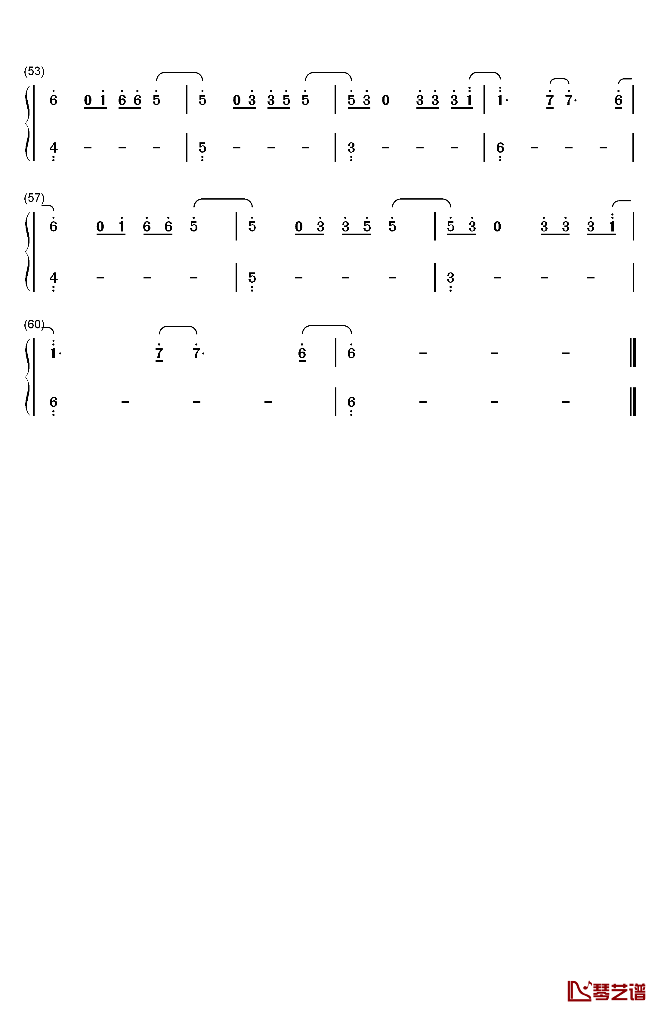 Titanium钢琴简谱-数字双手-David Guetta3