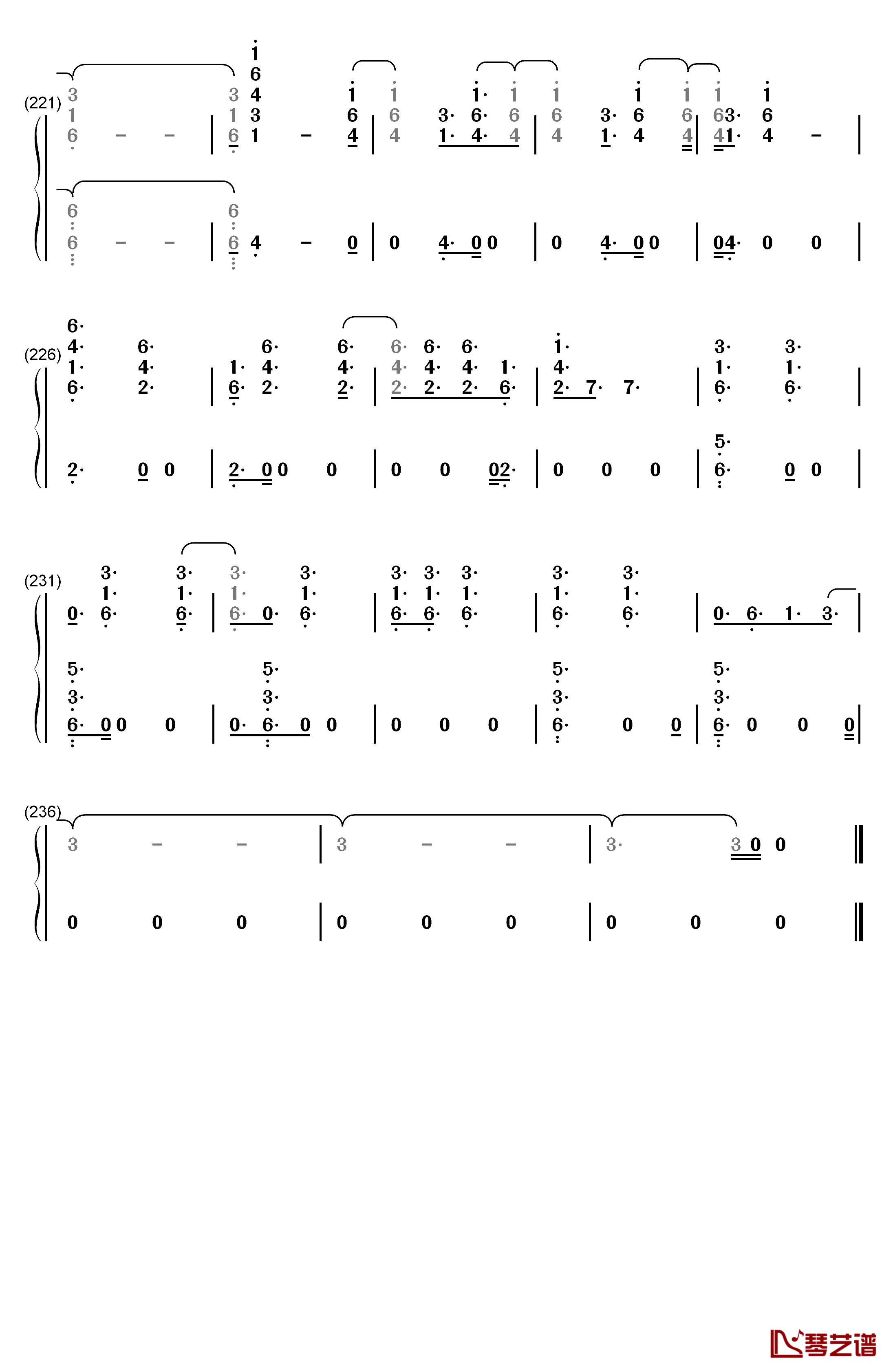 Witness钢琴简谱-数字双手-Katy Perry10