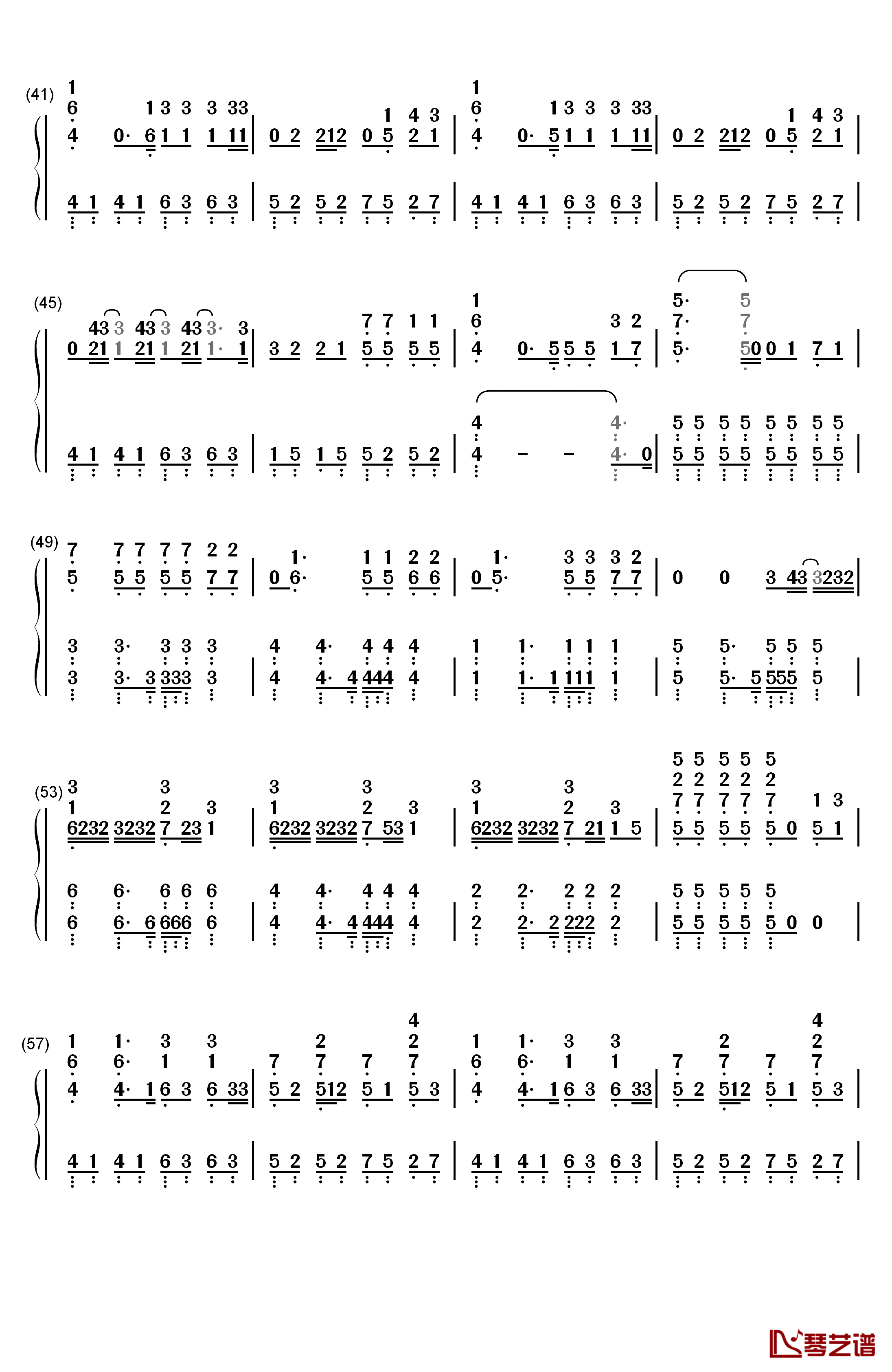 When You're Gone钢琴简谱-数字双手-艾薇儿 Avril Lavigne3