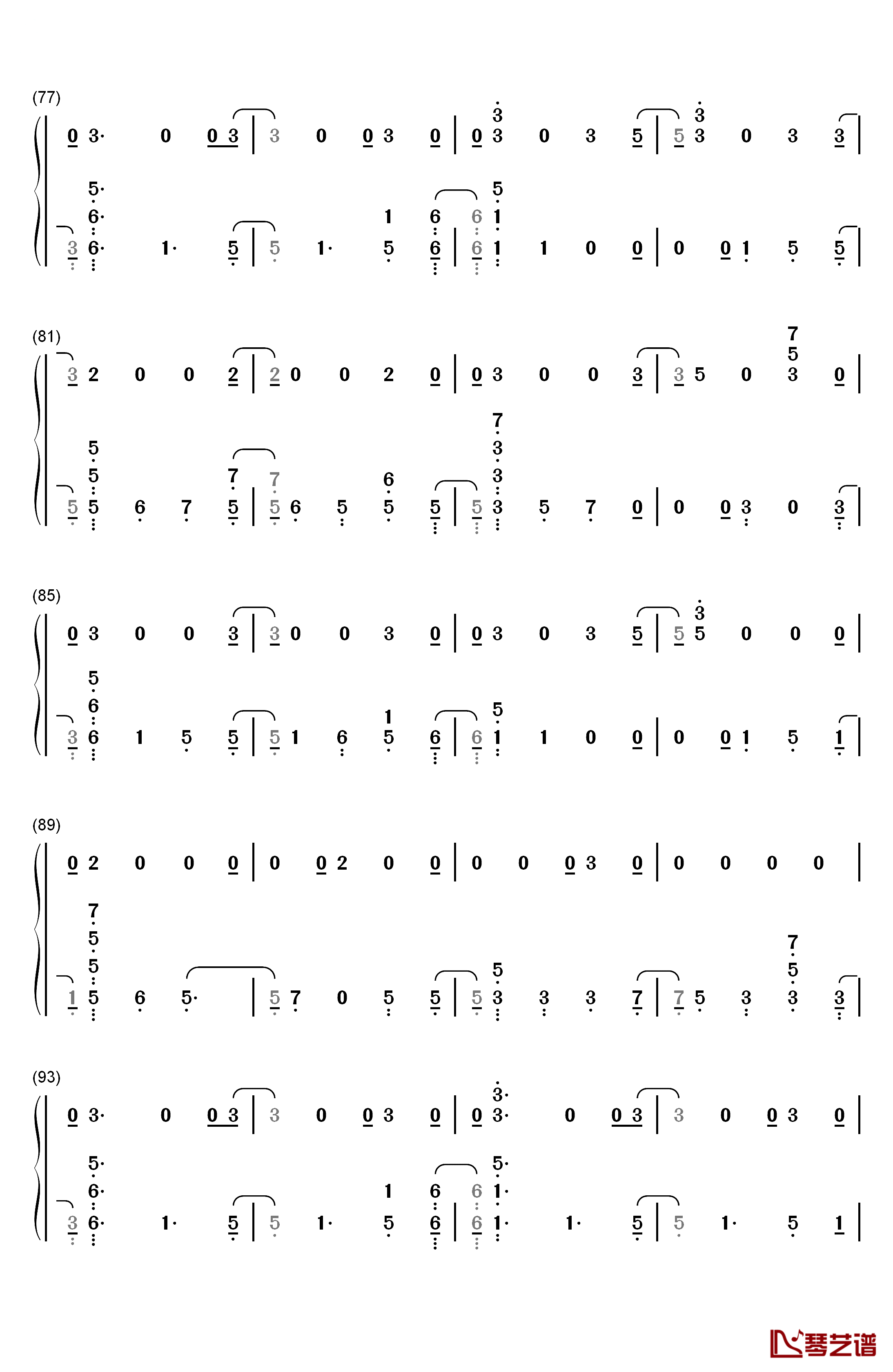 The Champion钢琴简谱-数字双手-Carrie Underwood Ludacris5