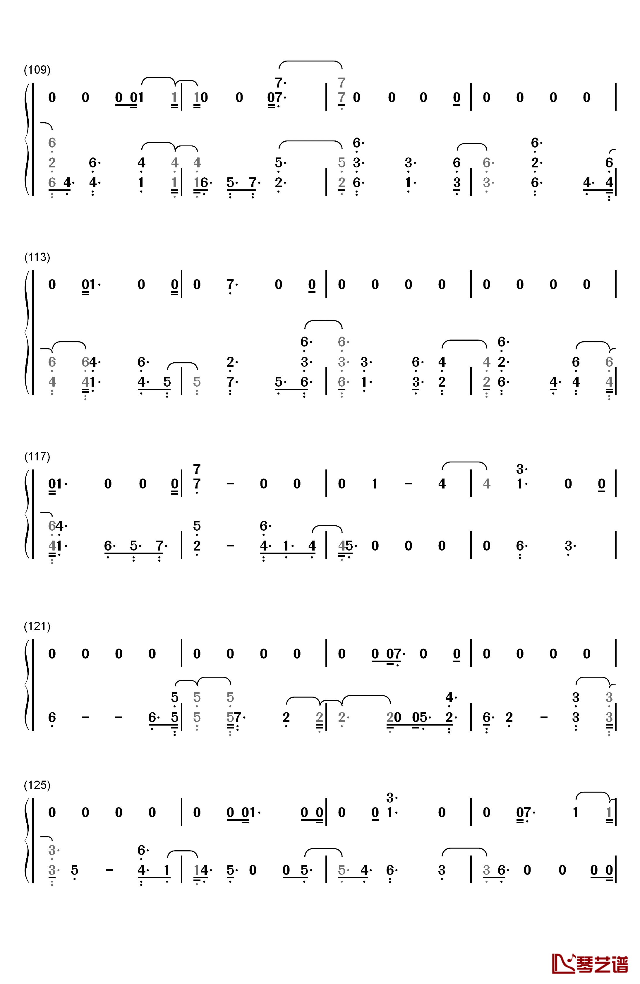 Is Your Love Enough钢琴简谱-数字双手-Little Mix6