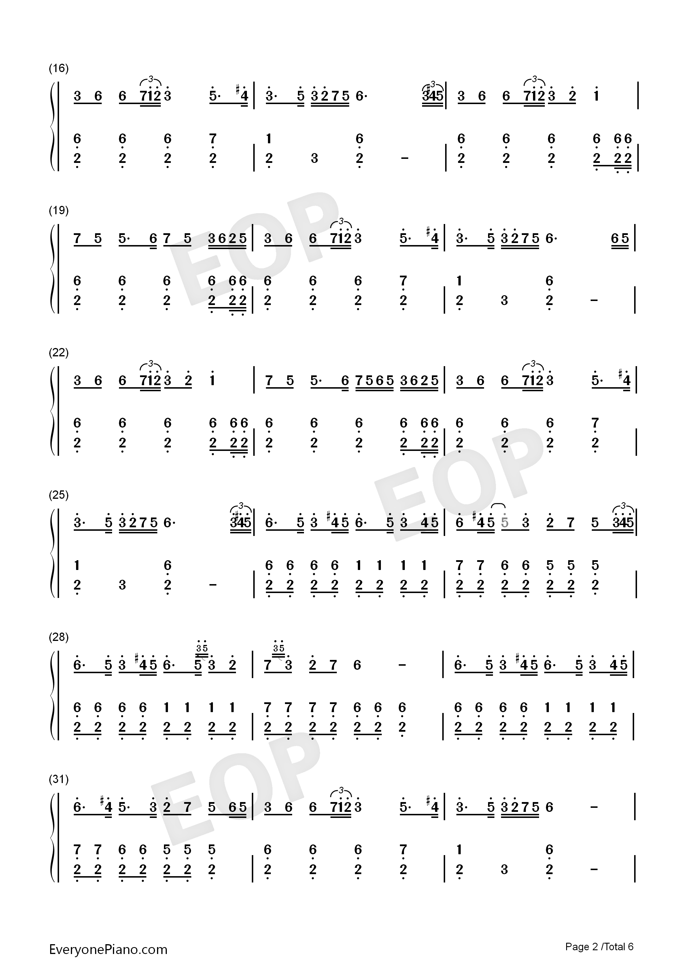 The Battle of Aughrim钢琴简谱-Na Casaidigh演唱2