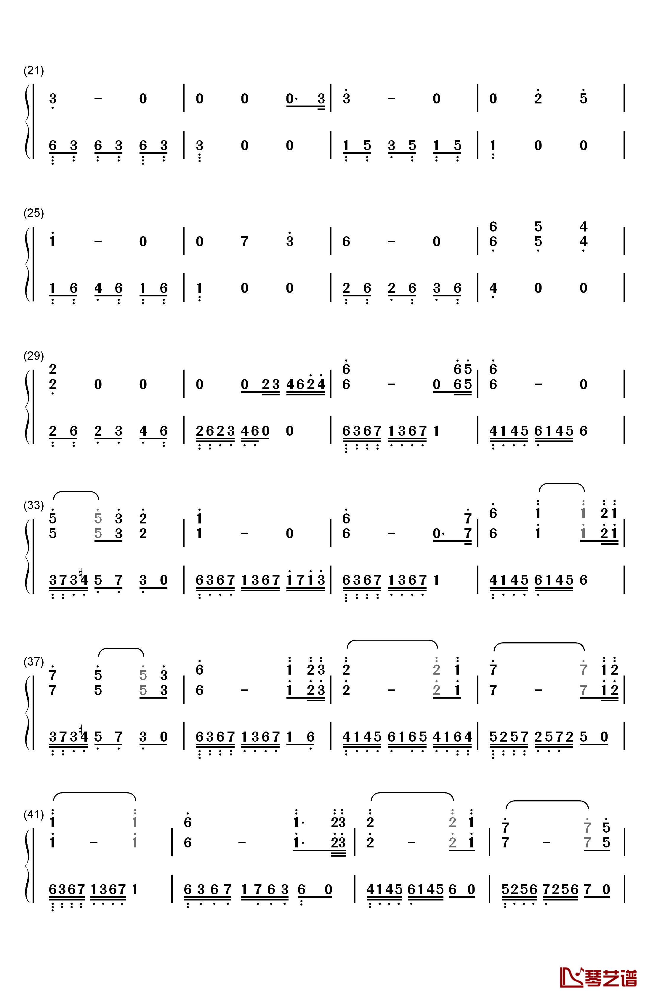 Beyond Rangoon Waters of Irrawaddy钢琴简谱-数字双手-马克西姆2