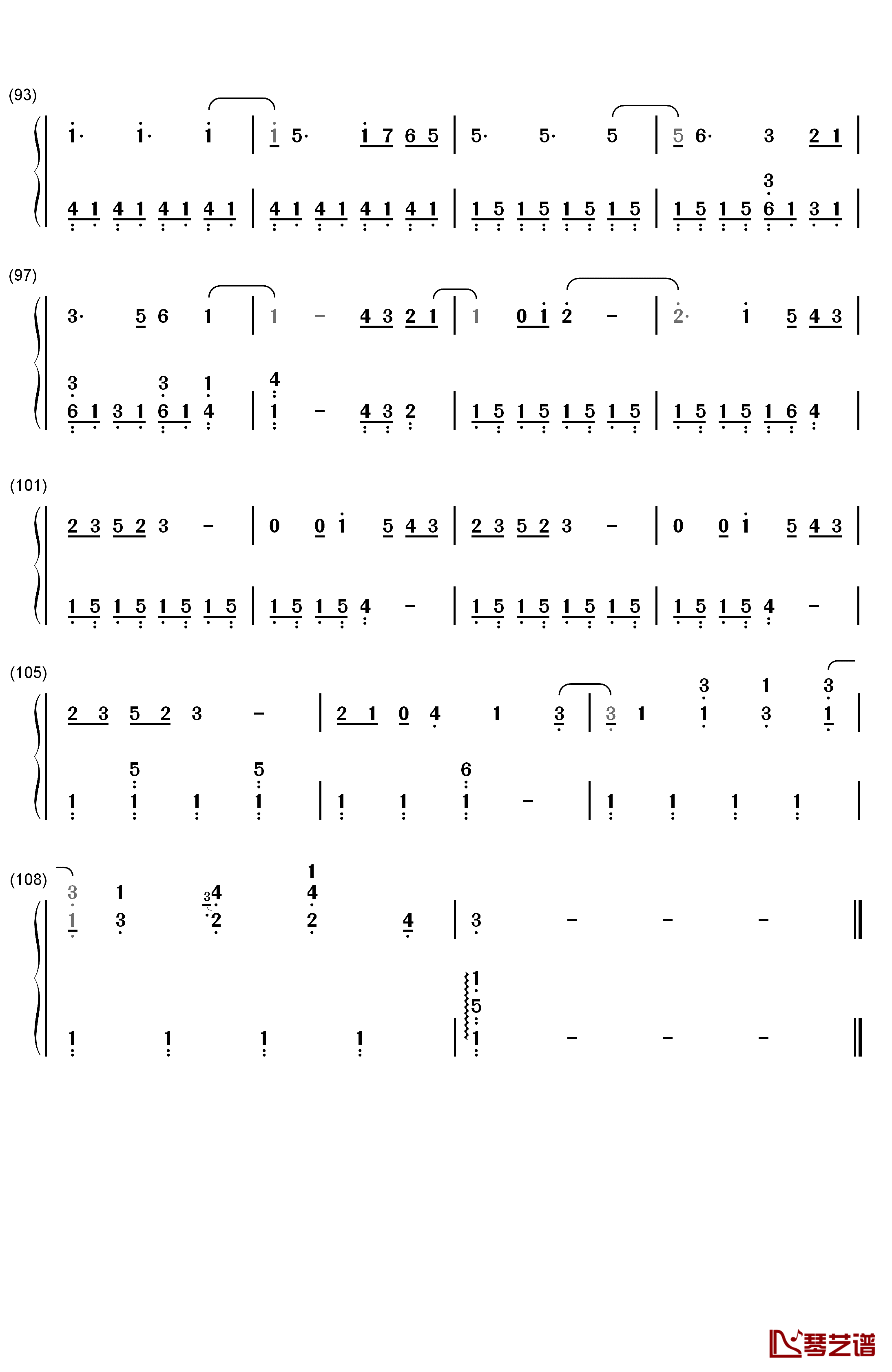 Fool's Gold钢琴简谱-数字双手-One Direction5