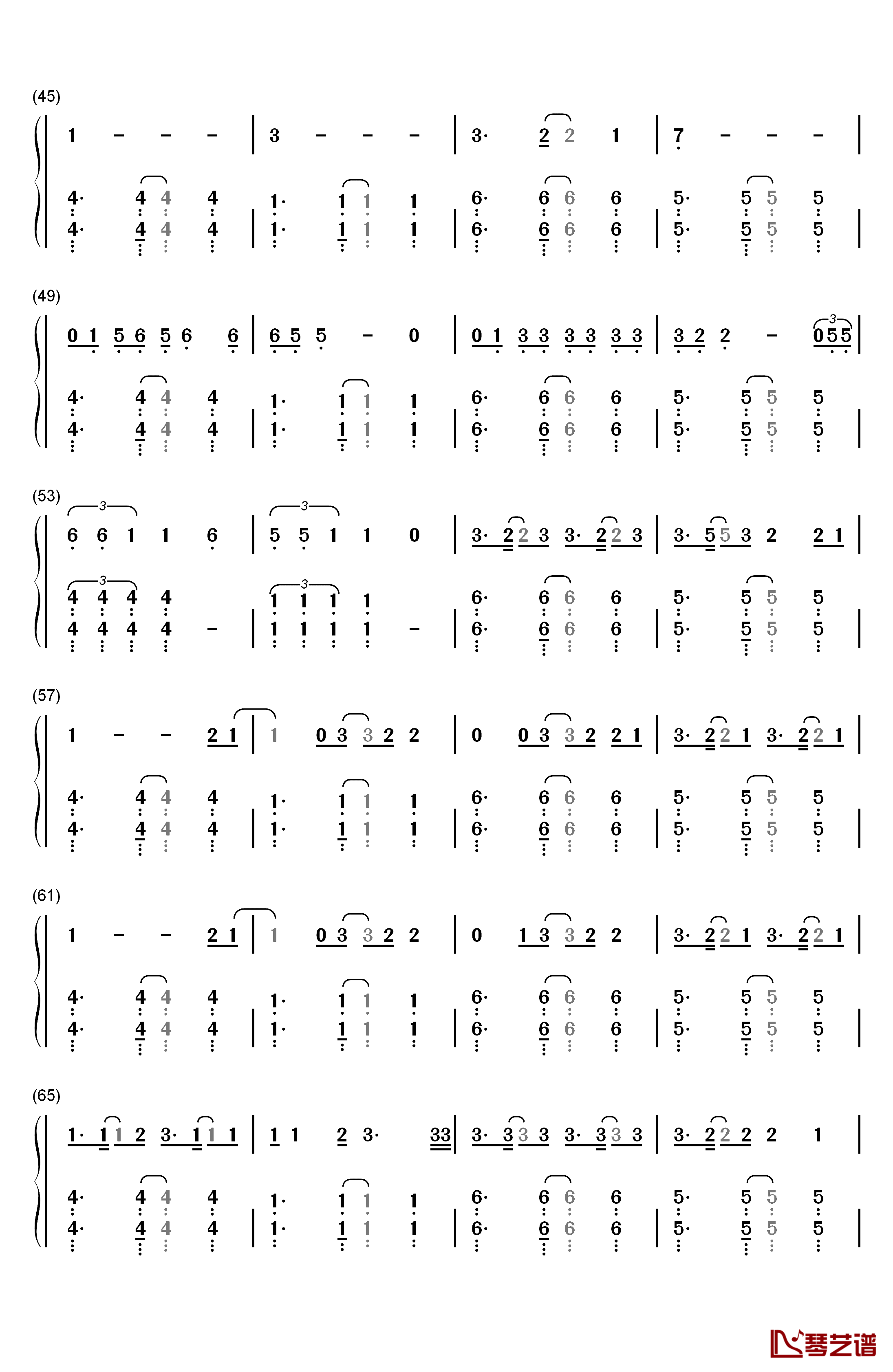 Love Wins钢琴简谱-数字双手-Carrie Underwood3