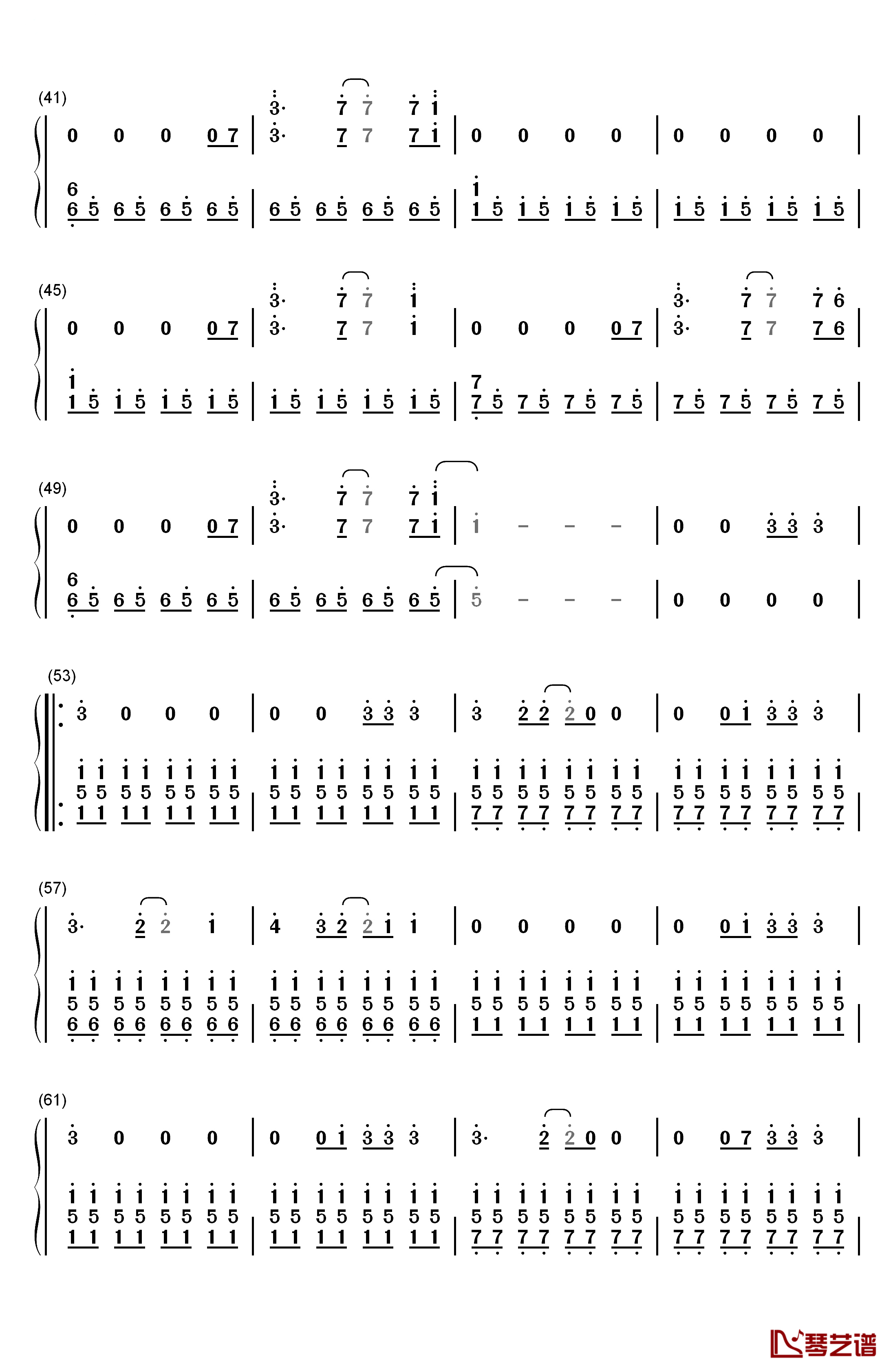 Chasing Cars 伴奏钢琴简谱-数字双手-Snow Patrol3