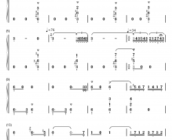 第2号匈牙利狂想曲钢琴简谱-数字双手-李斯特