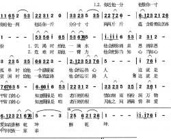 平常百姓心简谱-吕小轲.谢景峰词/谢景峰曲