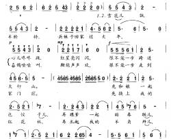 兵妹子回家过大年简谱-李严词/胡大华曲