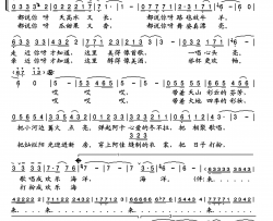 欢乐海洋简谱-叶翠演唱-李劲/王路明词曲