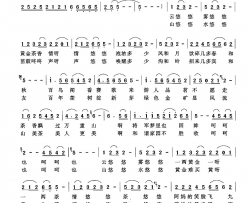 香飘万里郭天柱词杨天解曲简谱