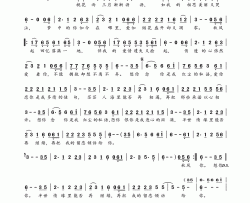 红尘私语简谱-安东阳演唱-宋普照、安东阳/邱国新、安东阳词曲