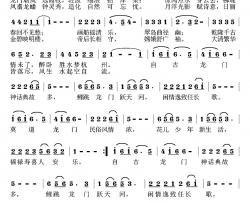 唐山清东陵龙门湖之歌简谱-唐珺倩词/张扬曲