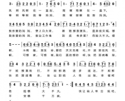 幸福千万家简谱