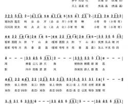 不知爱你该不该简谱-李大江词/马啸曲