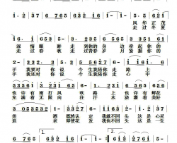 今生我陪你走简谱