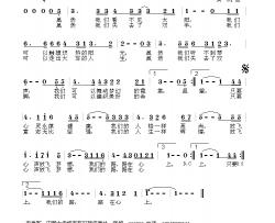 我们的路在心上简谱-李秀军词/黄凯曲